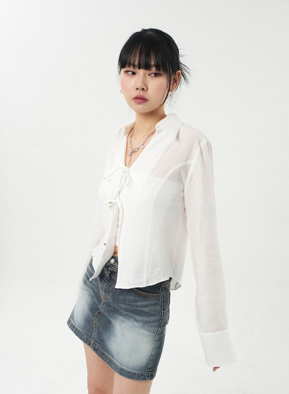 Double Ribbon Blouse CA327