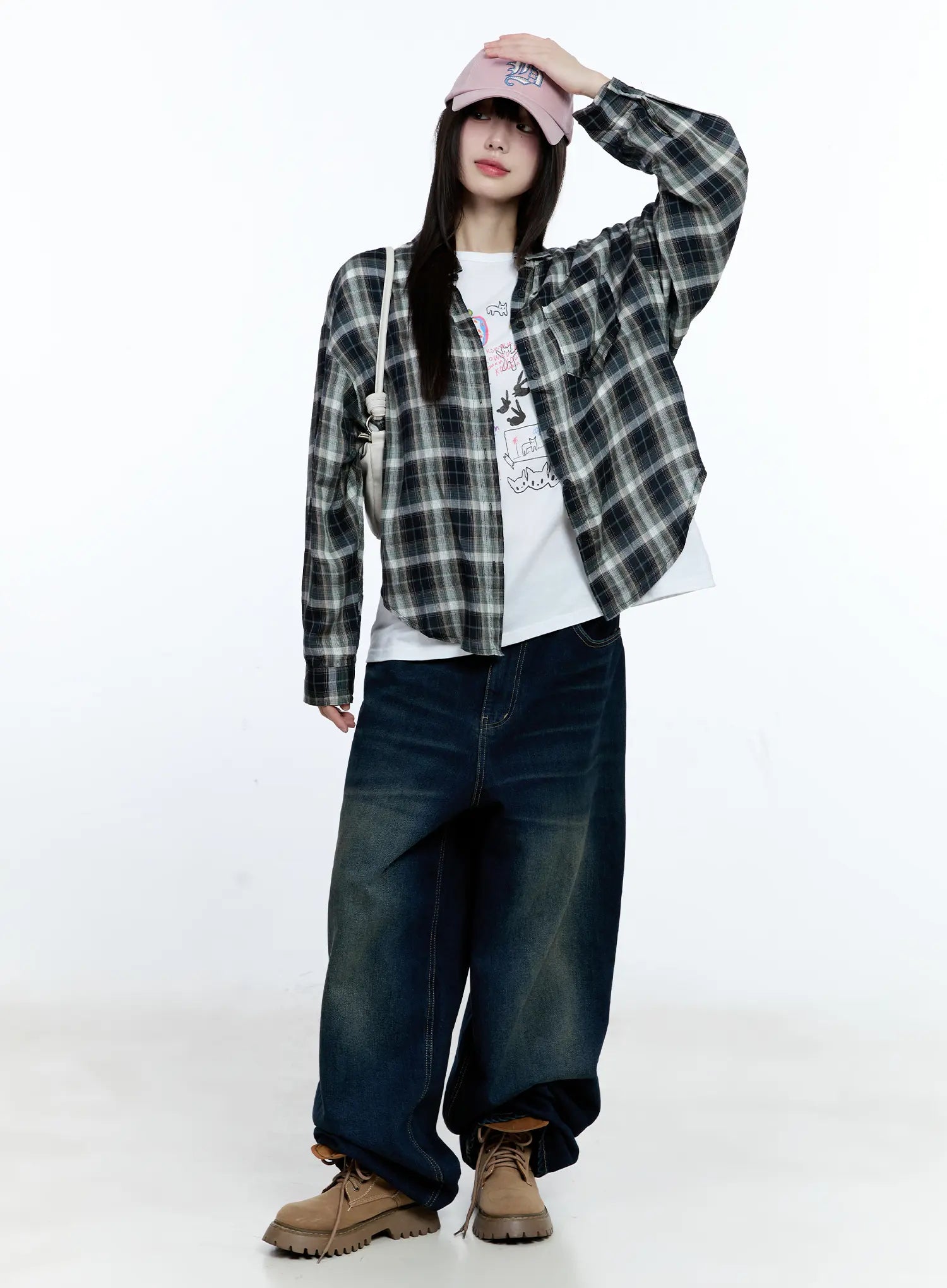 Jinnie Washed Wide-Leg Jeans CG511