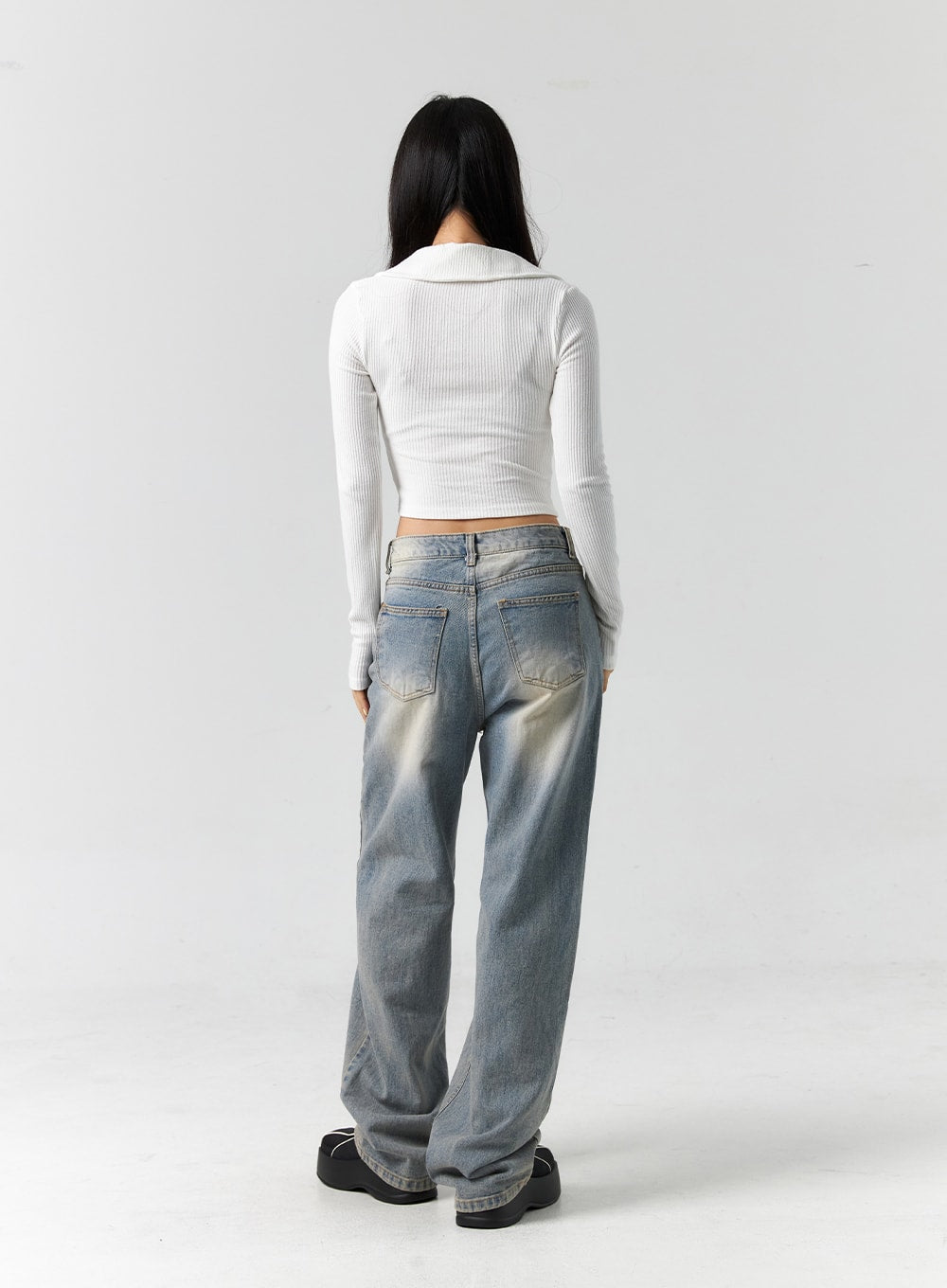 Collar Crop Top CS308