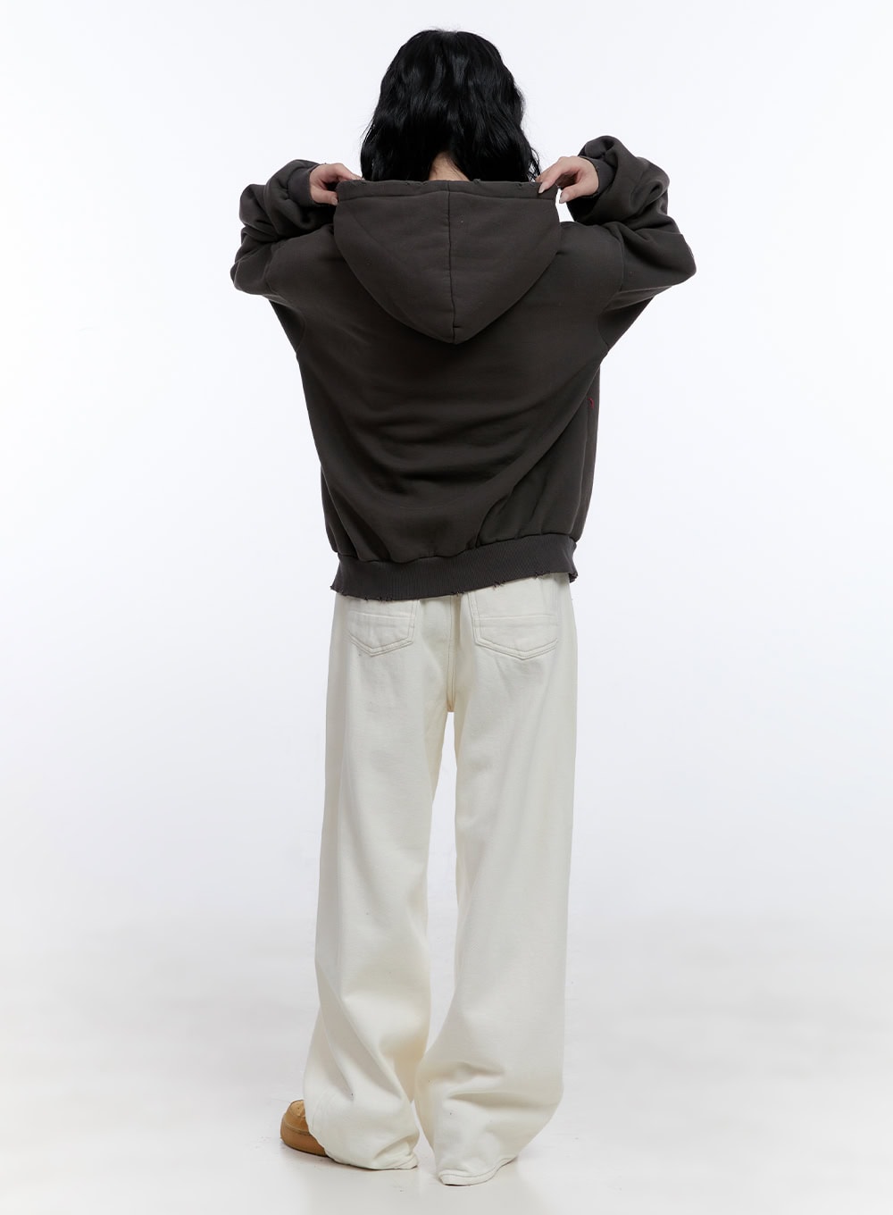 Graphic Oversized Hooded Sweatshirt CD419