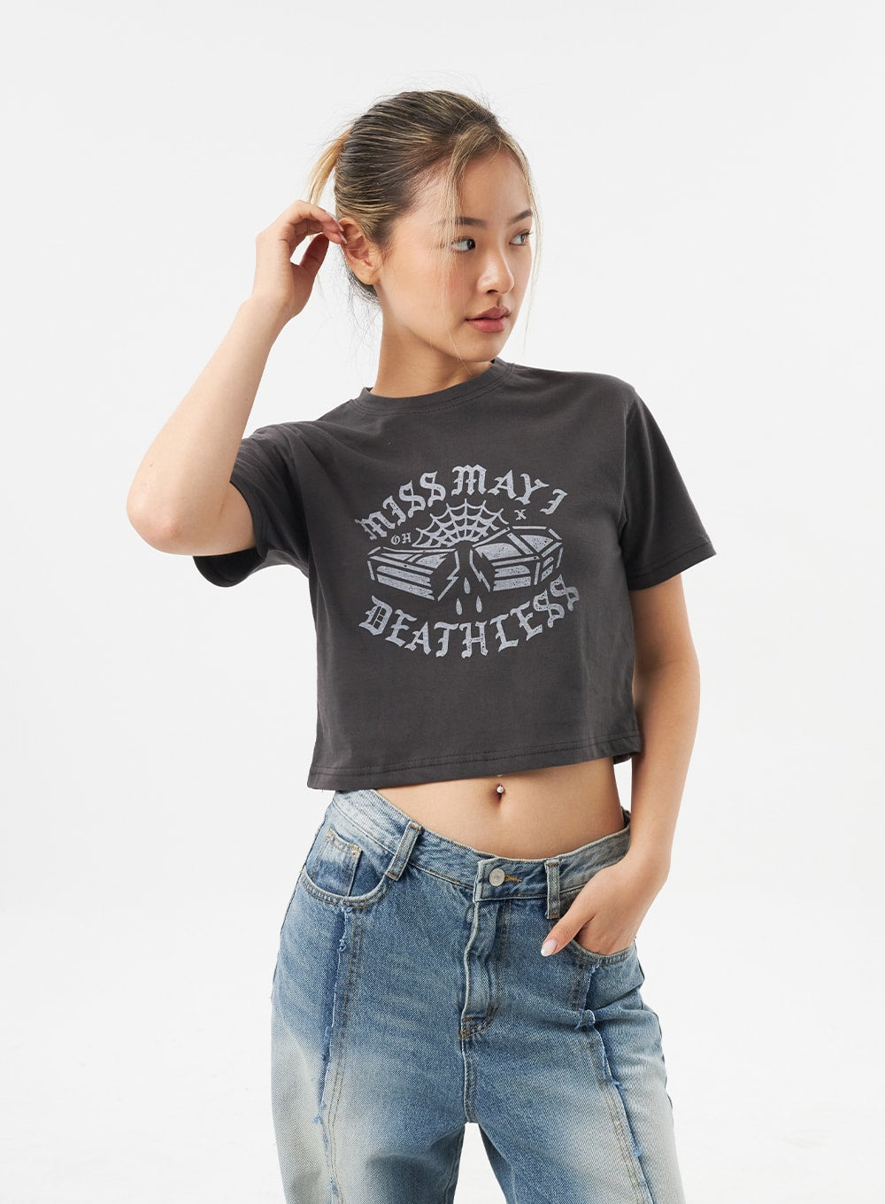 Cropped Crewneck Tee CU302