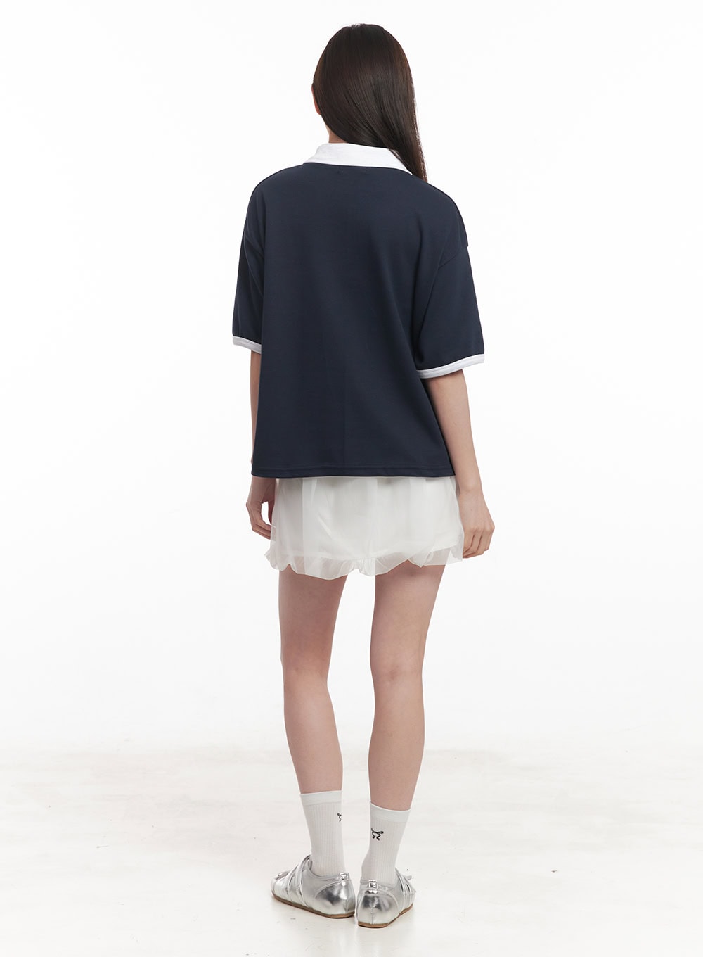 Sheer Cloud Bubble Mini Skirt IY513