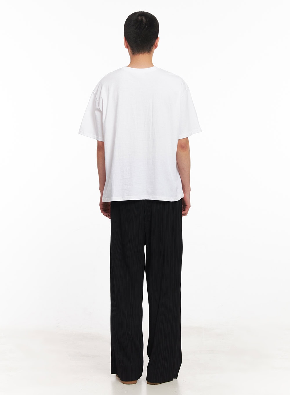 Men's Pintuck Straight-Fit Pants IY506