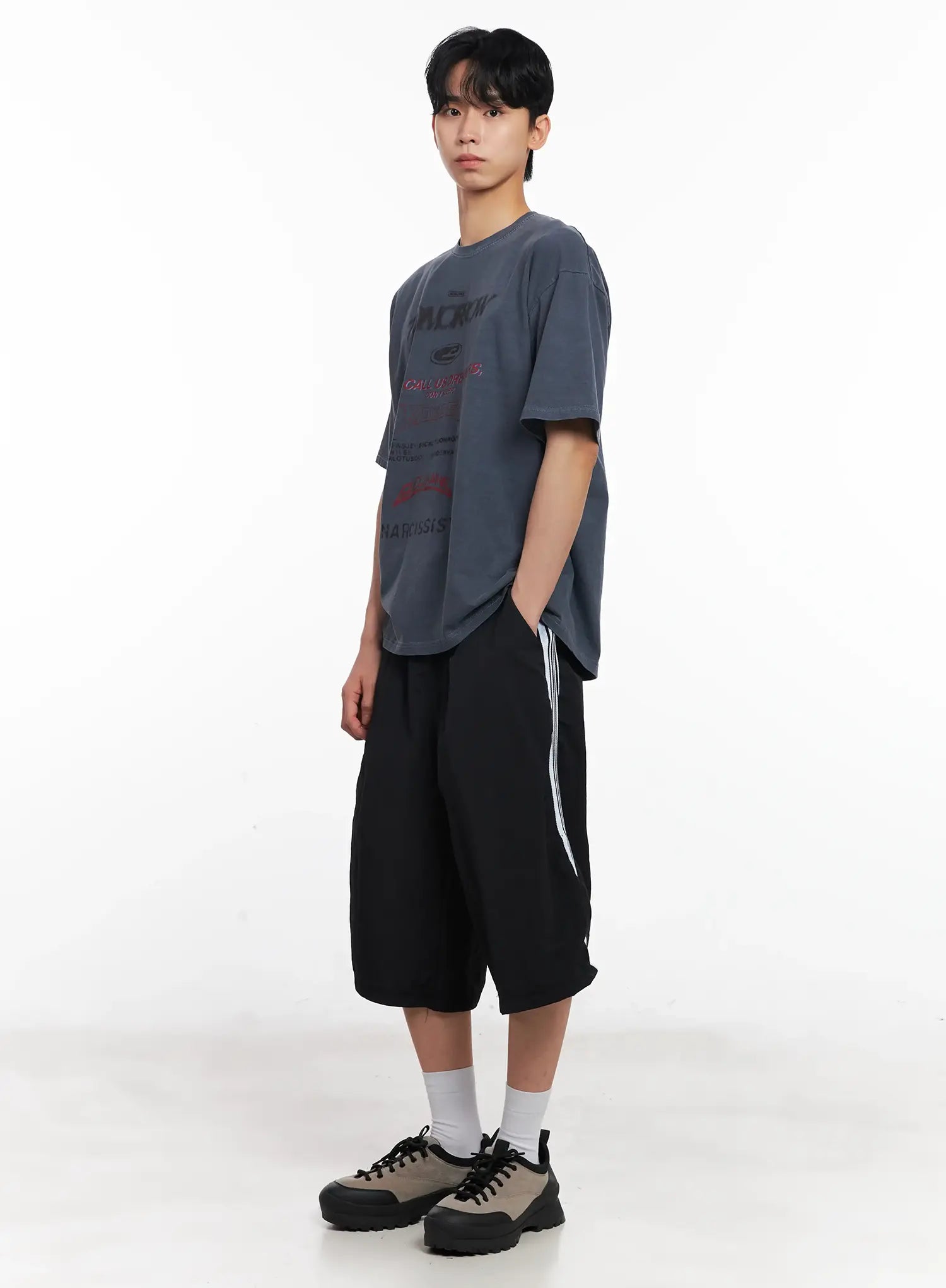 Men's Washed Graphic Tee IL501