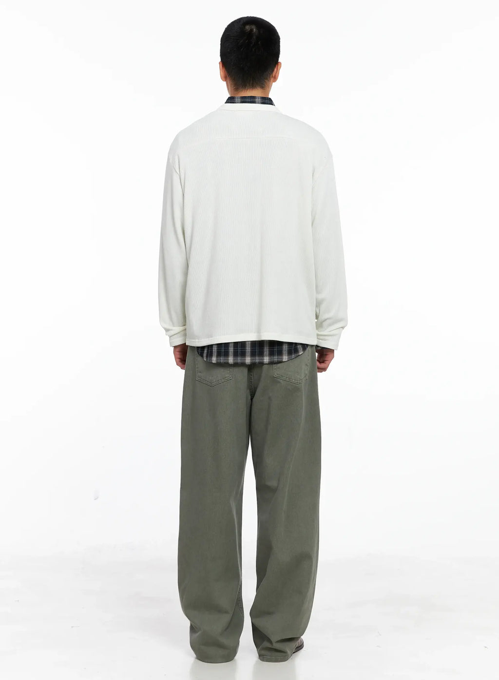 Men's Lost Baggy Jeans IG529 (Dark Green)