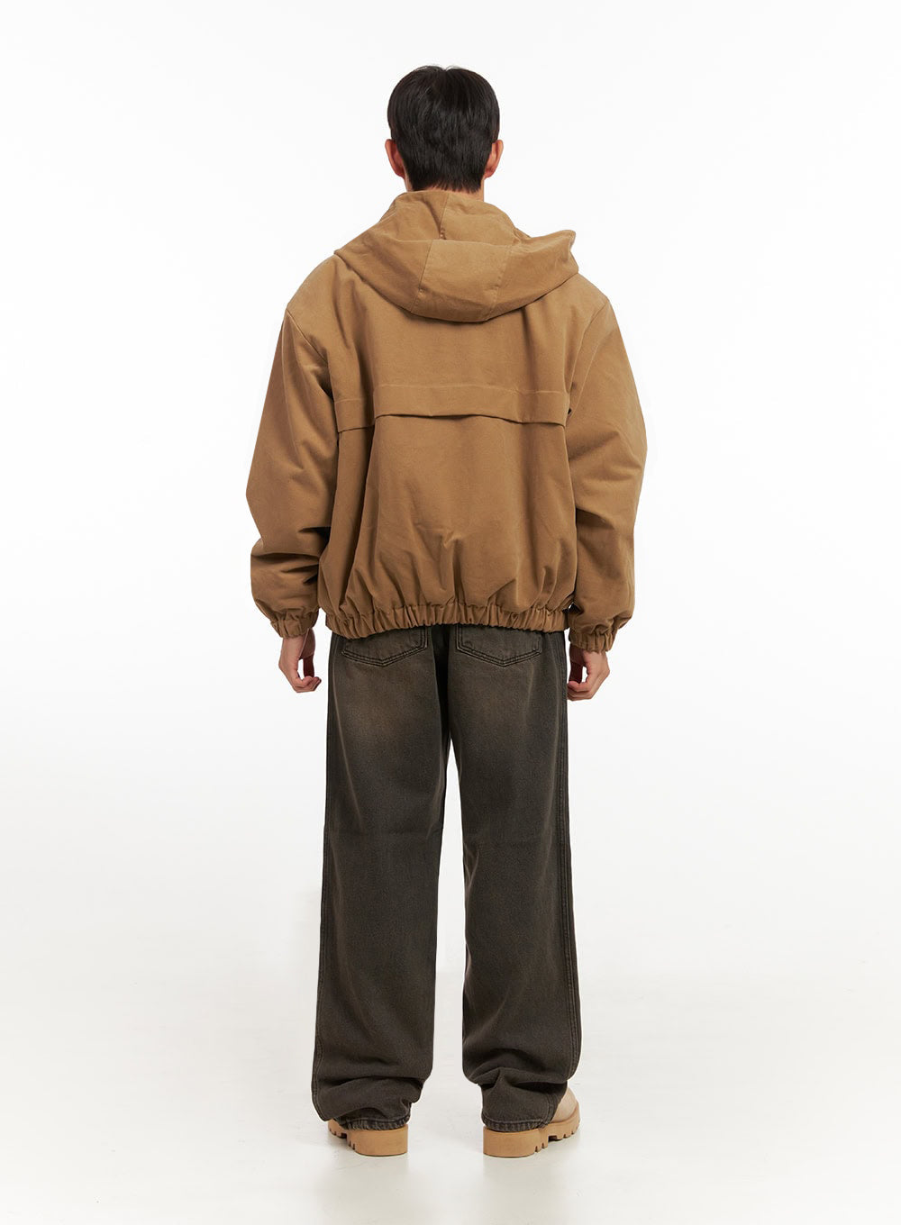 Men's Cotton Hooded Zip-Up Jumper ID413