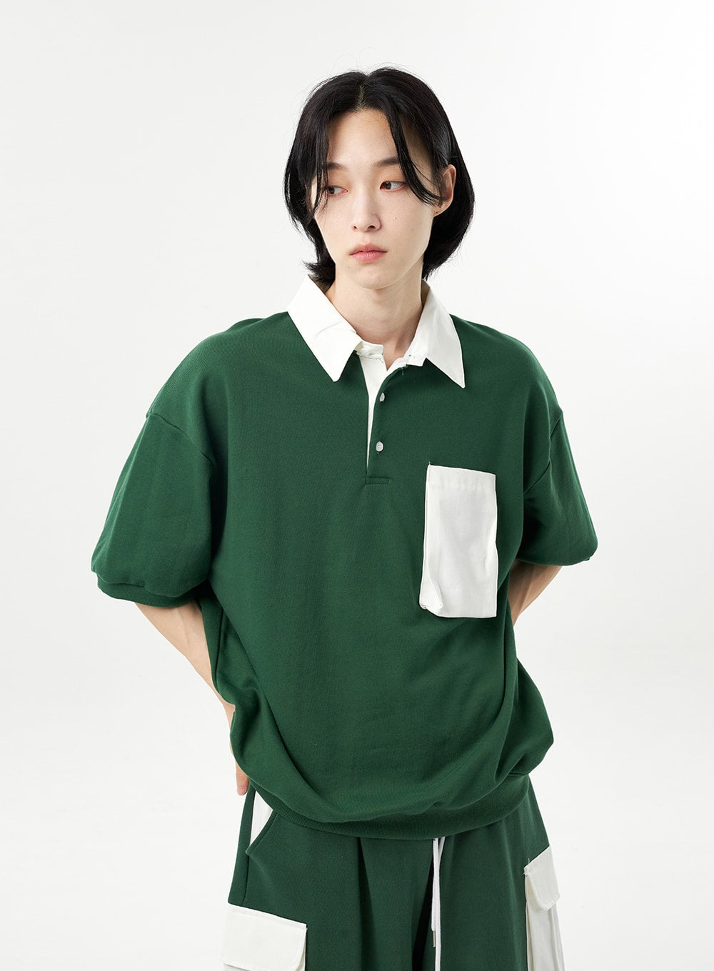 Two Color Polo Tee Unisex CU315