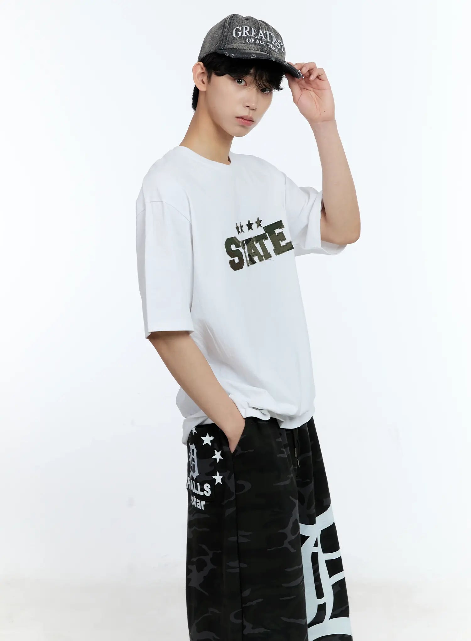 Men's Camo Graphic T-Shirt IL529