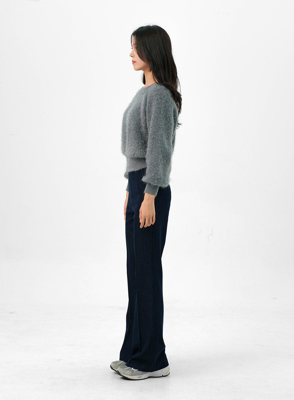 Fuzzy Off-Shoulder Sweater OG327
