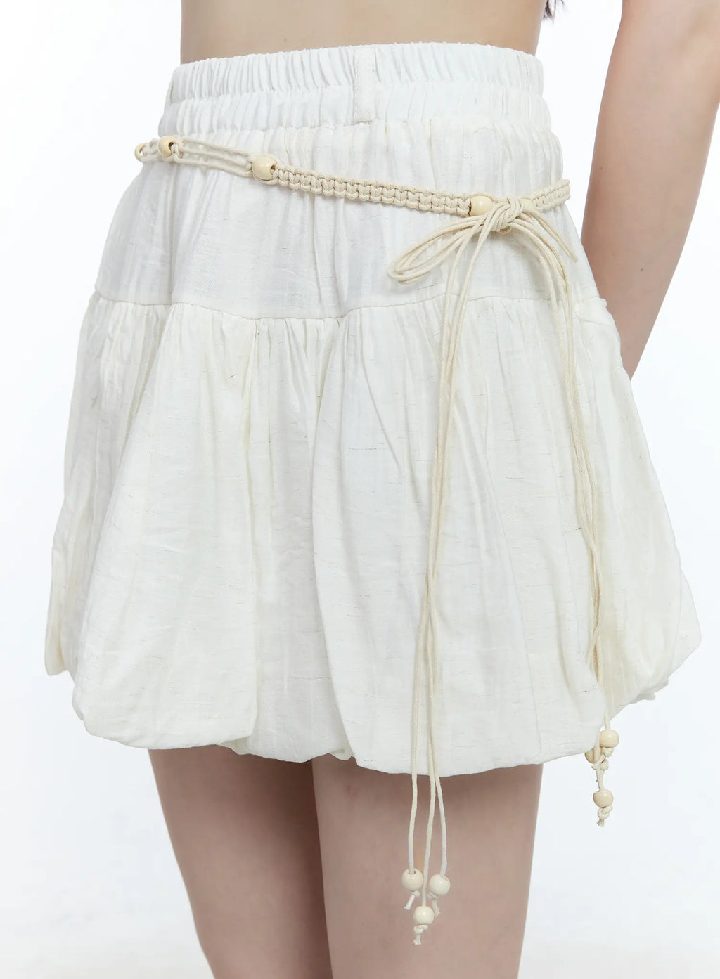 Balloon Shirred Mini Skirt CG511