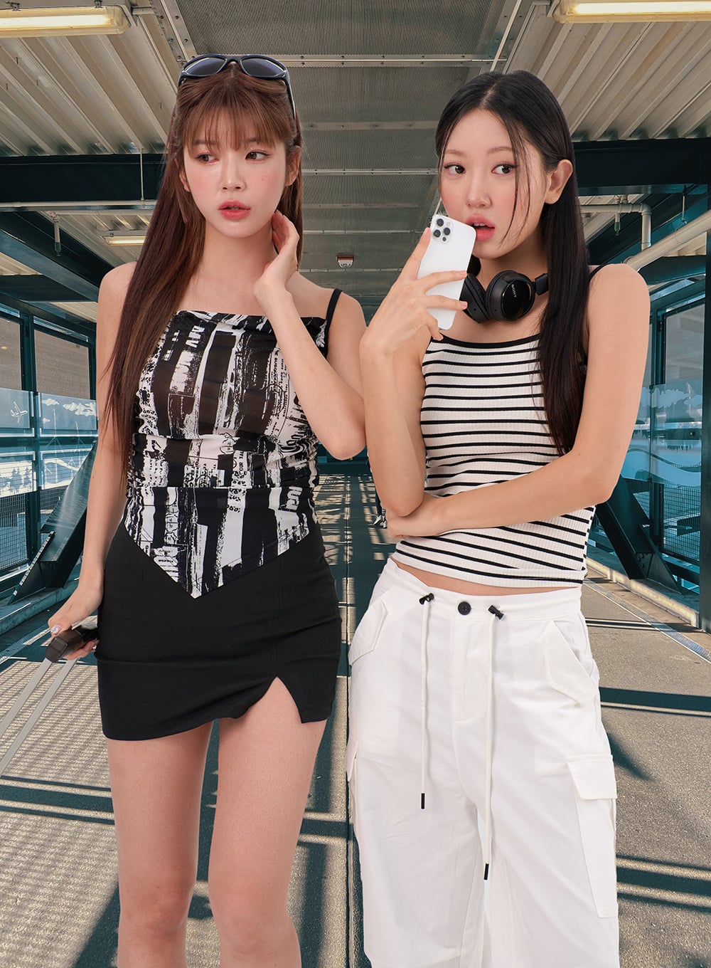 Drawstring Wide Pants IL310