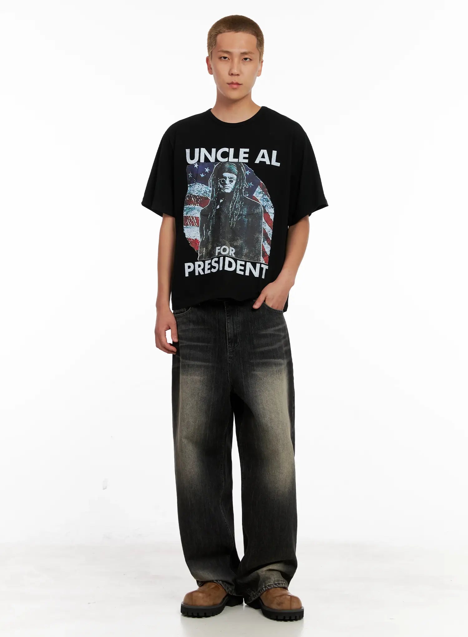 Men's Graphic Cotton Tee IL521