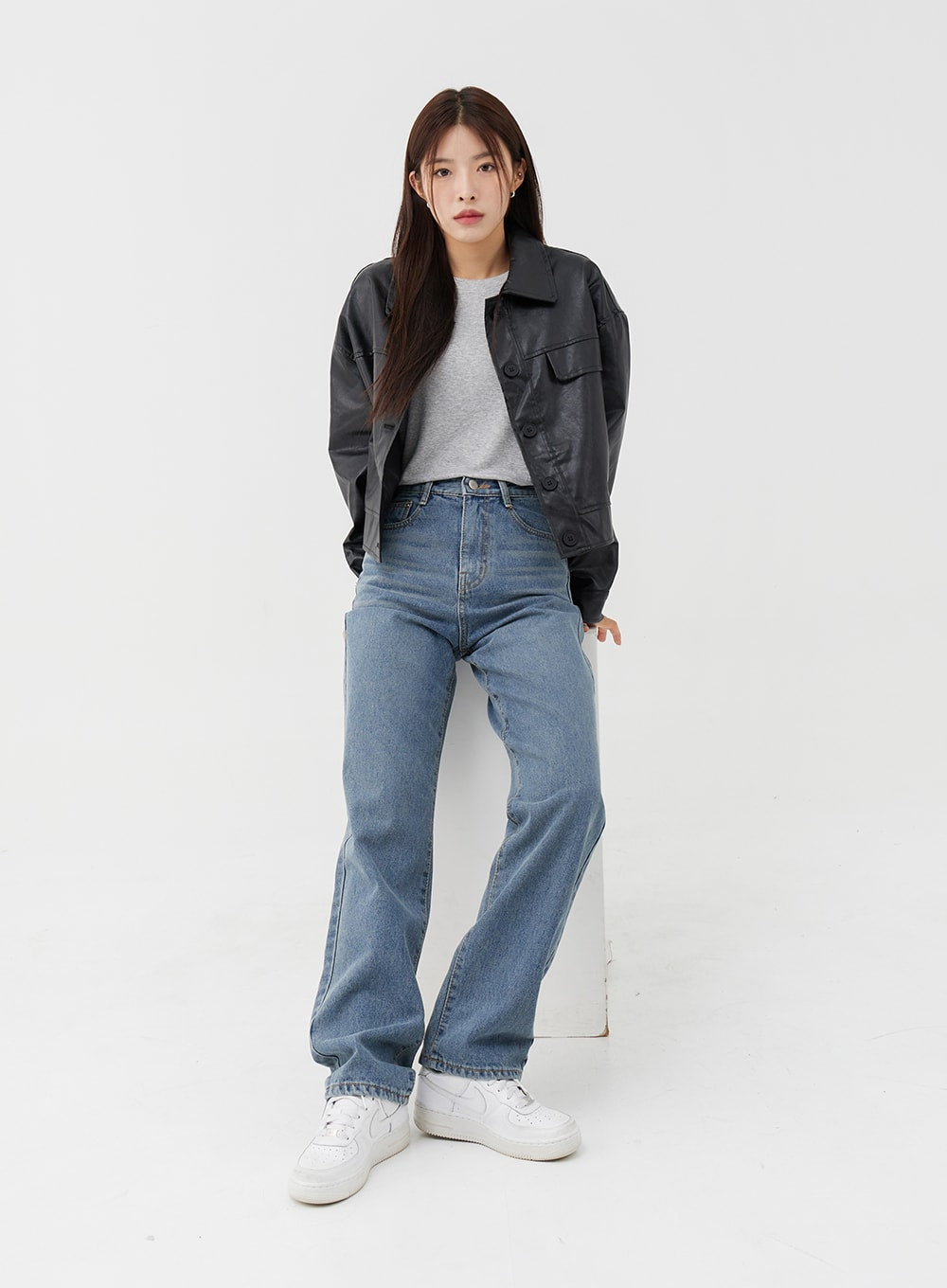 Daily Round Neck Long Sleeve T-Shirt IG24