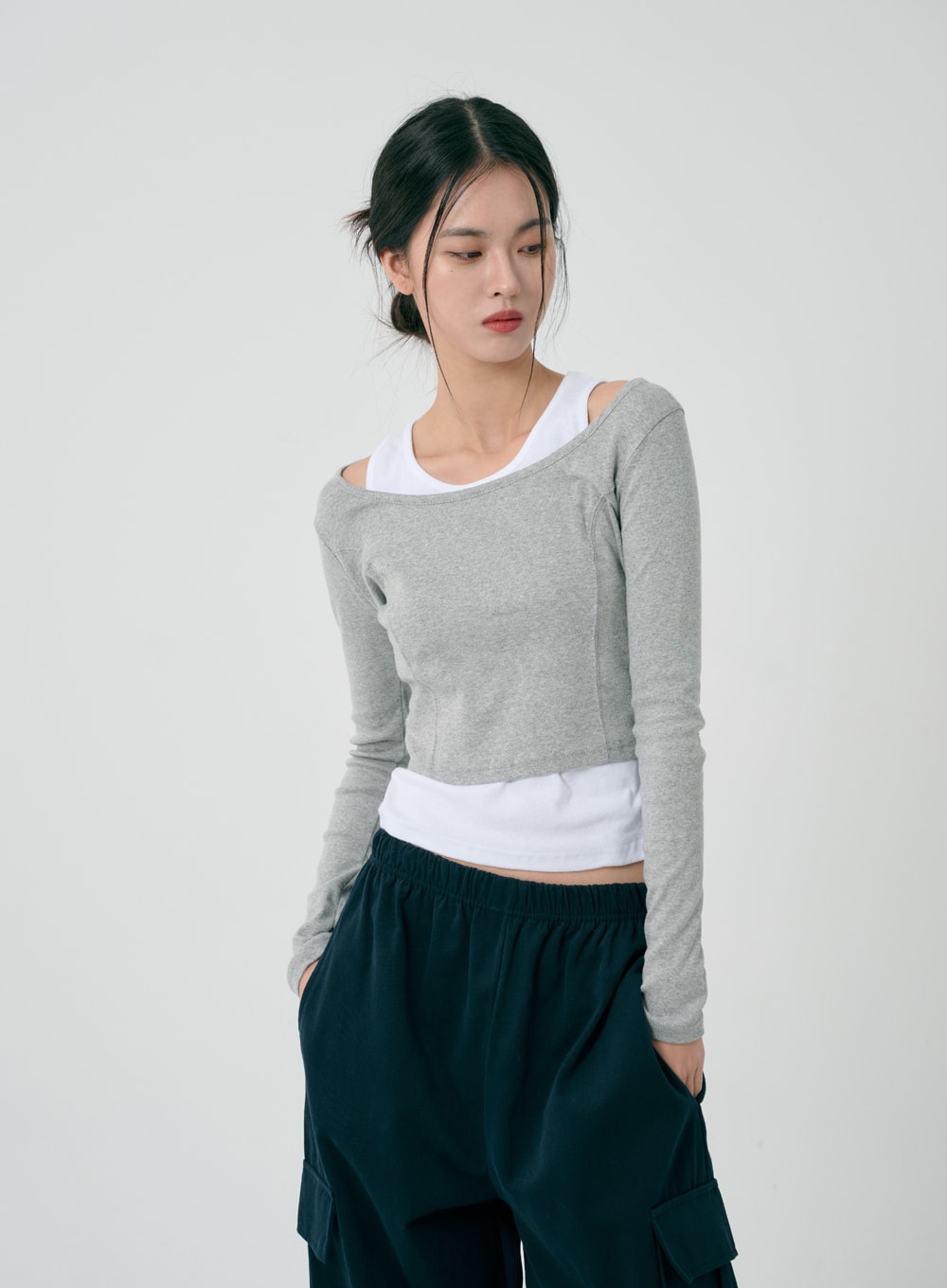 Round Neck Sleeveless Top ID08