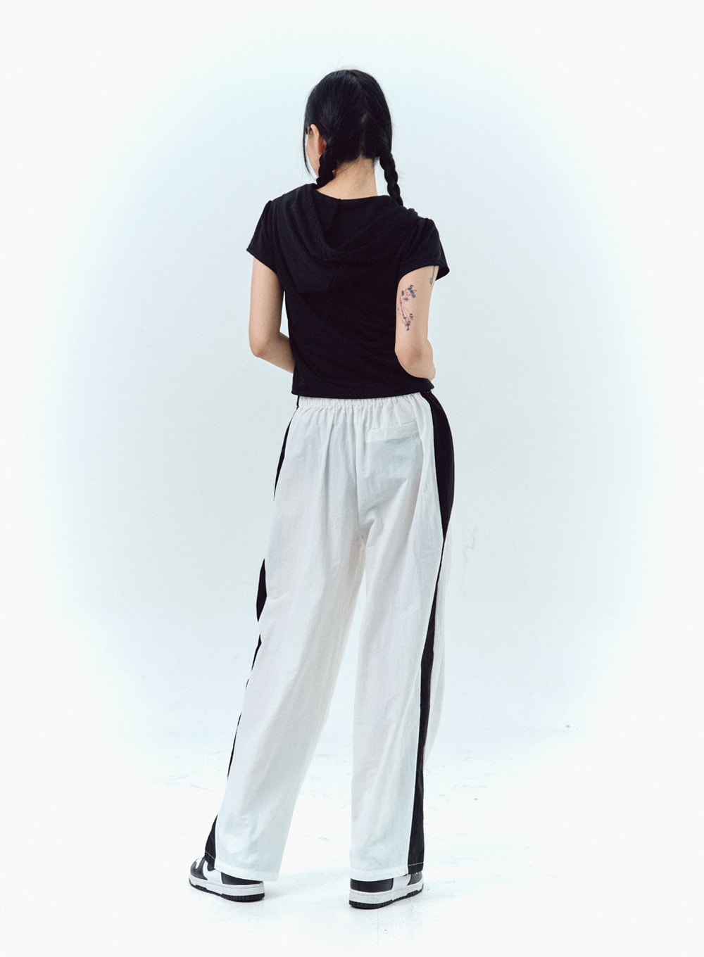 Half Zip-Up Hoodie Tee IL303