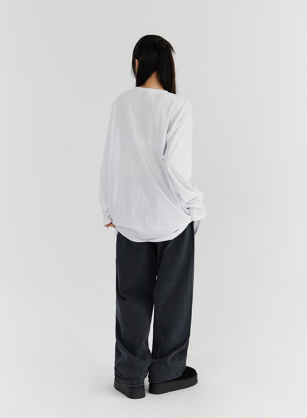 Loose Fit Cute Print Tee CS327