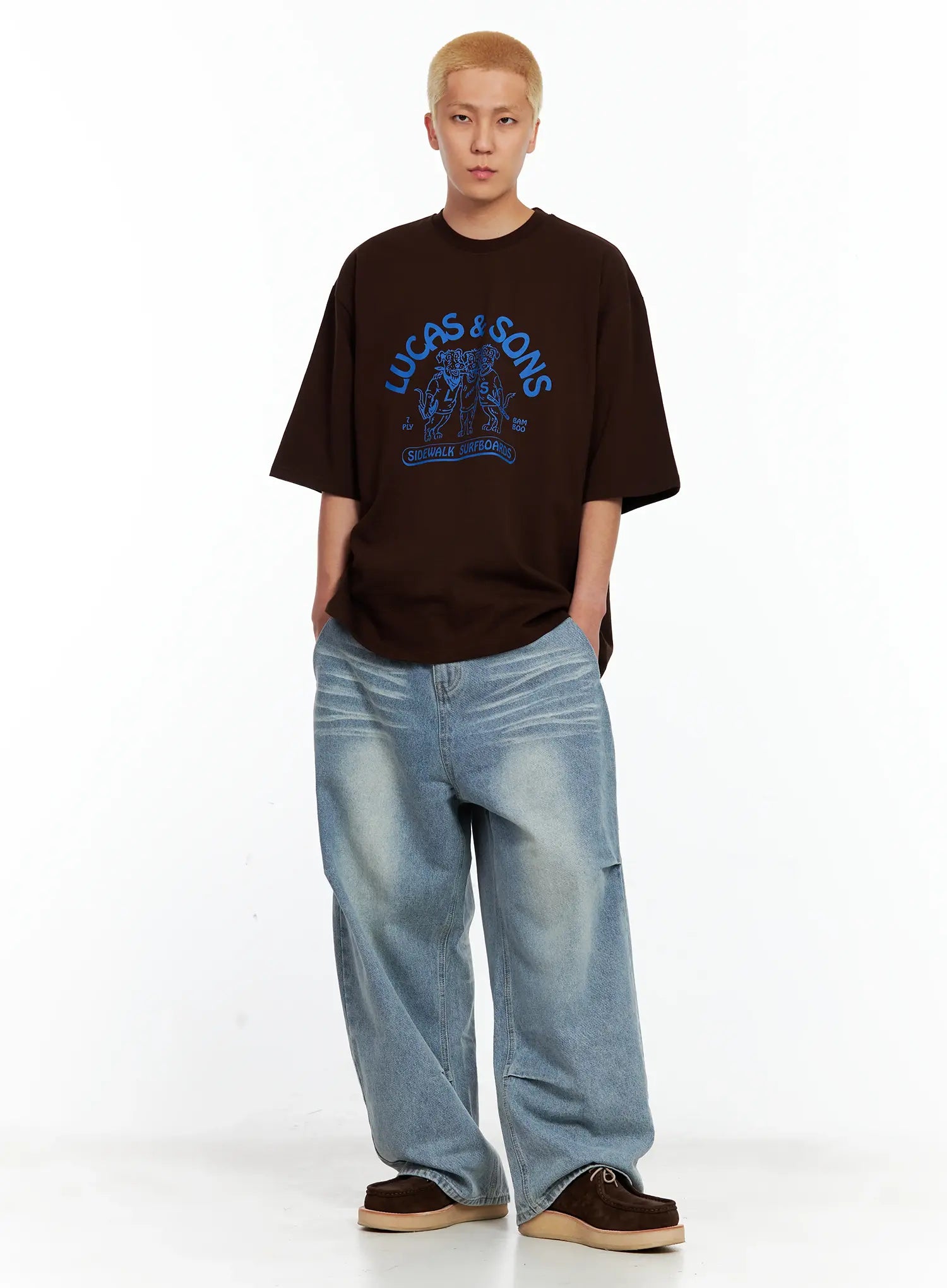 Men's Lucas Graphic Oversized Tee IL514