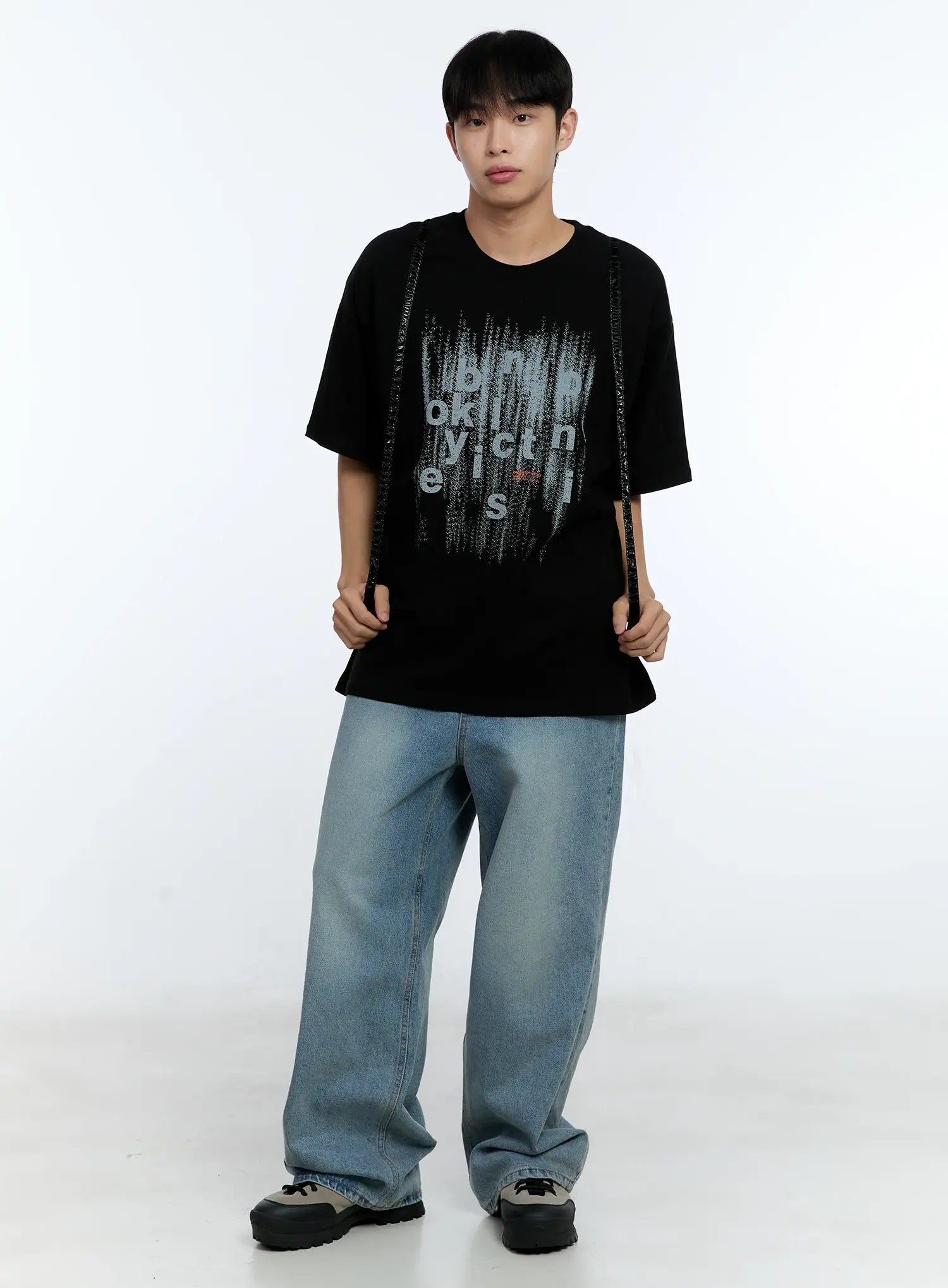 Men's Brooklyn Graphic Oversized Tee IG519