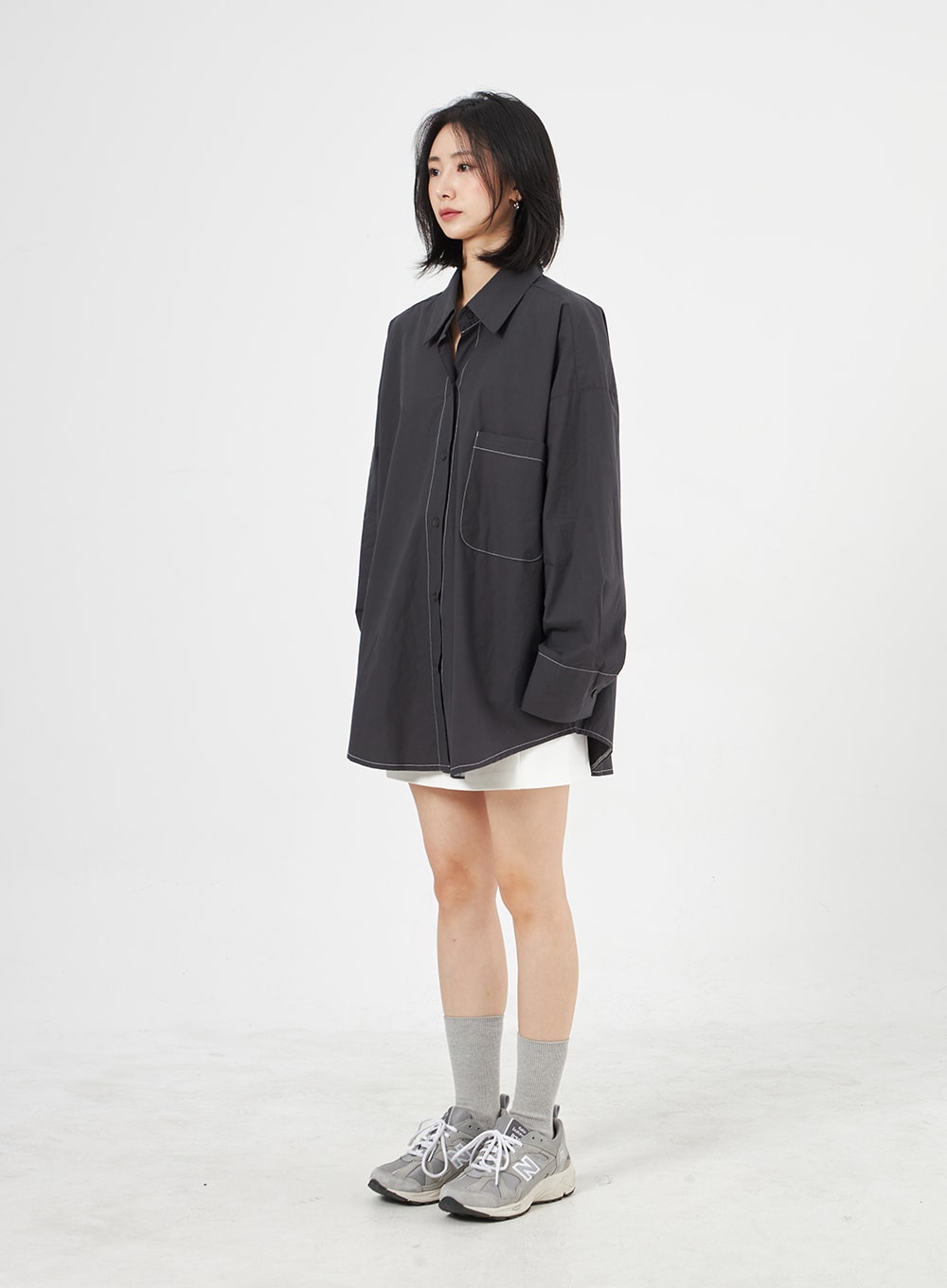 Cotton Oversized Shirt OA307