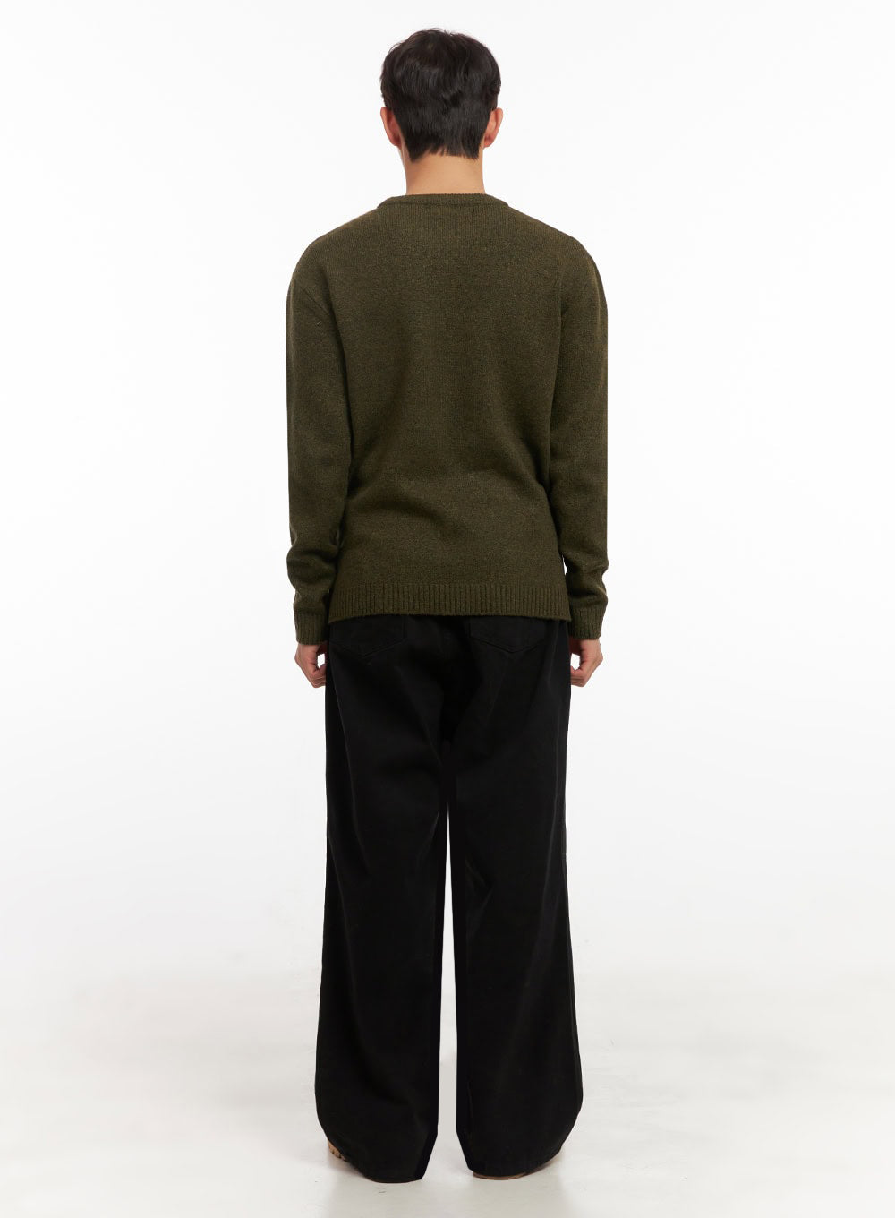 Men's Straight-Leg Solid Pintuck Pants ID427