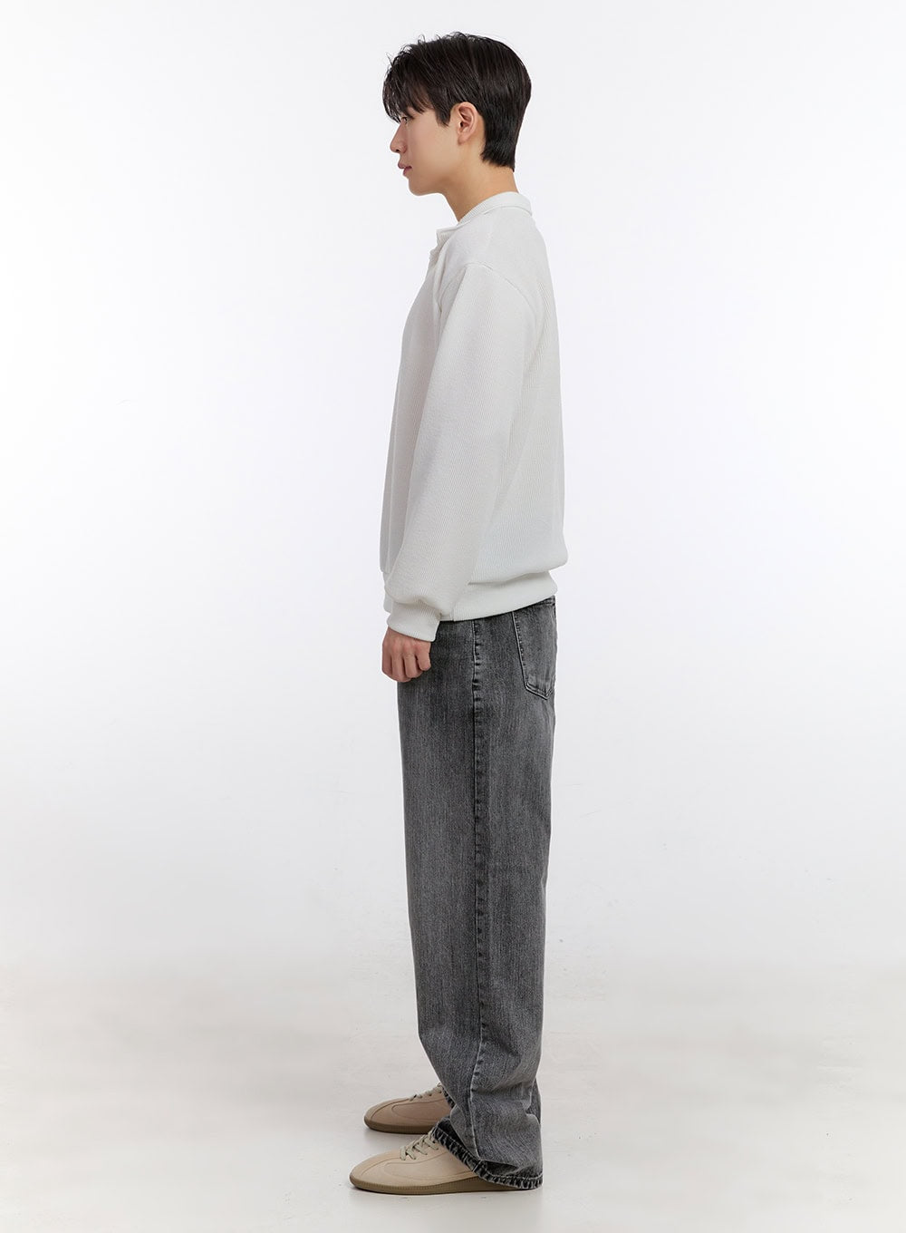 Men's Essential Collared Sweatshirt IM525