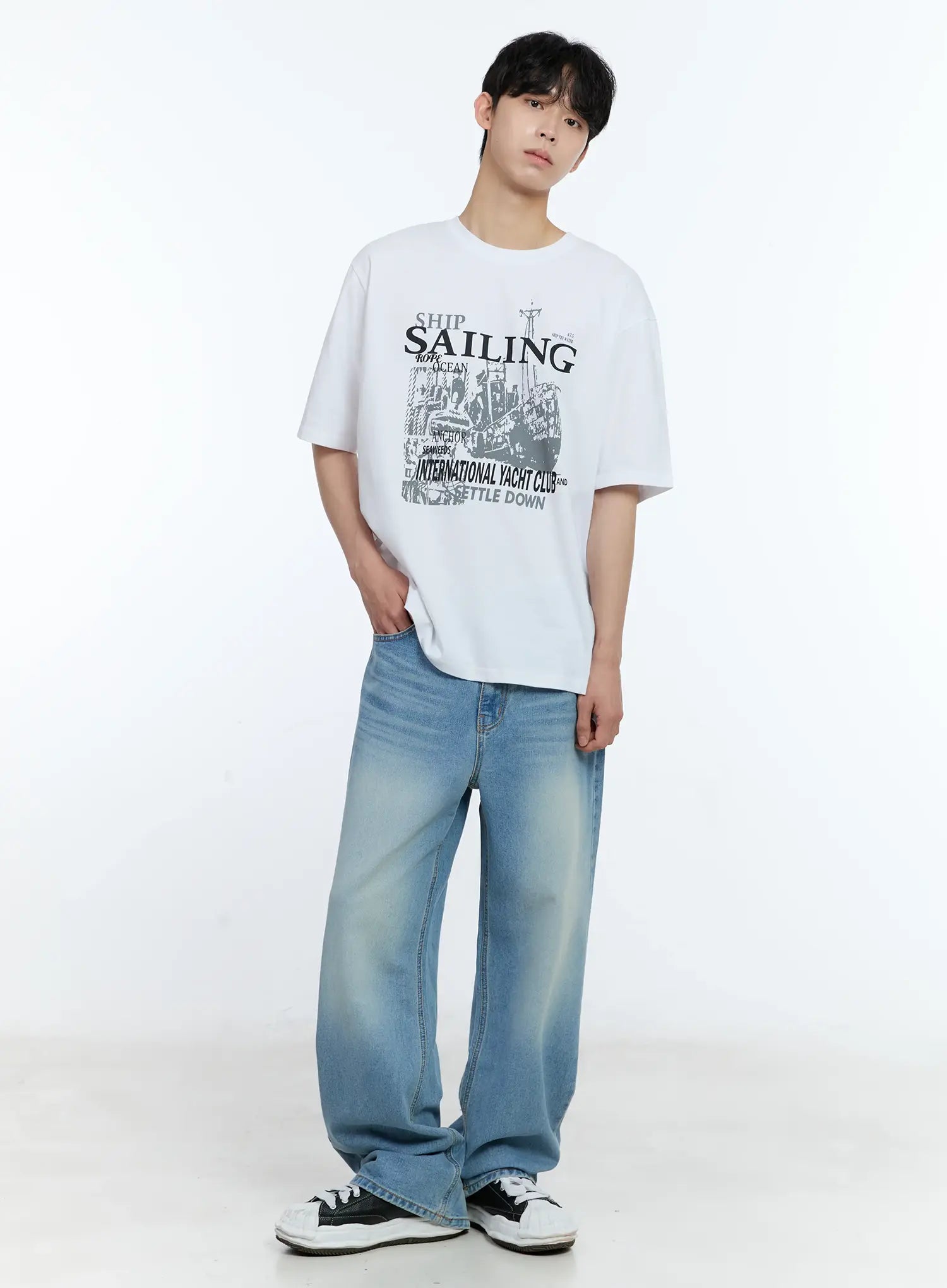 Men's Sailing Graphic T-Shirt IL529