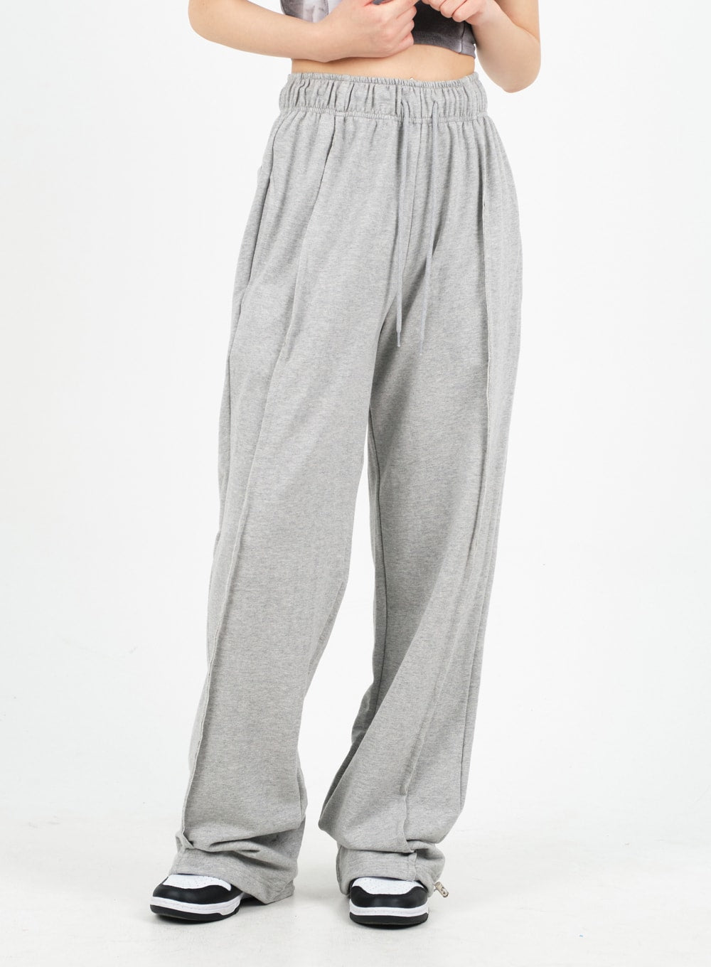 Drawstring Hem Sweat Pants CM9