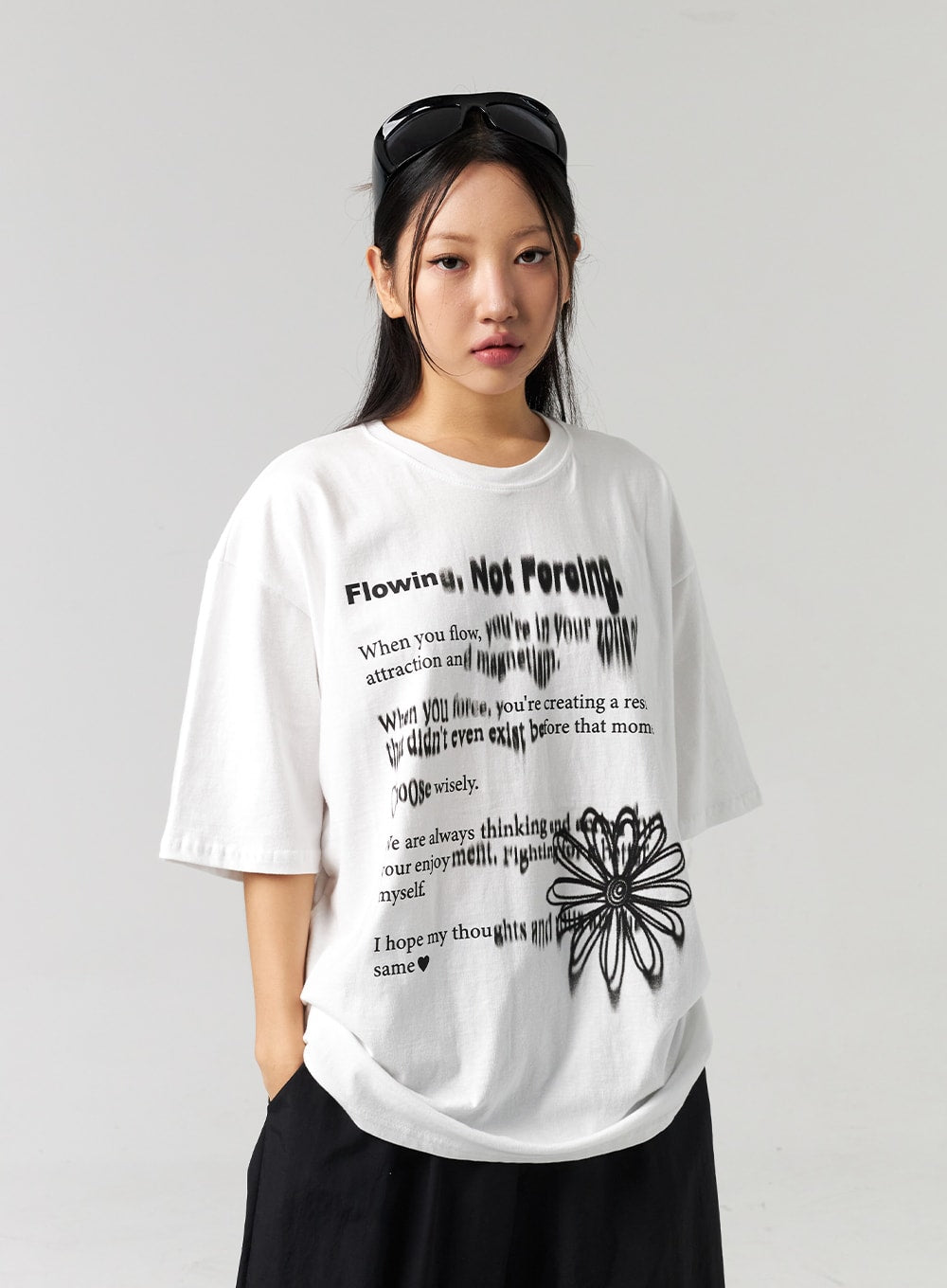 Graphic Oversized Tee CL307