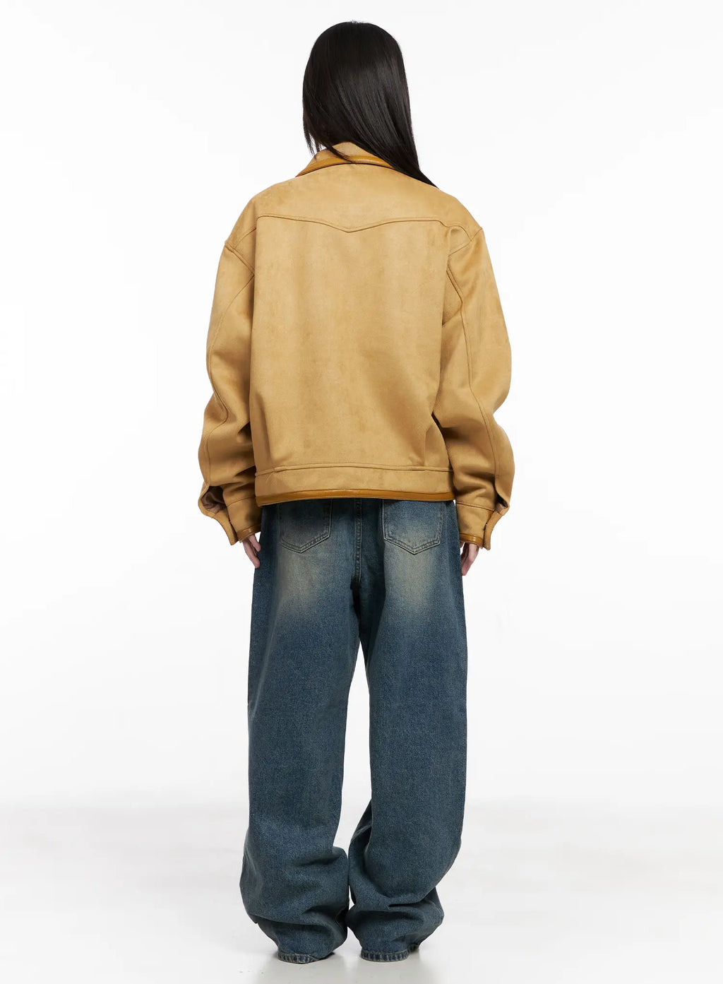 Western Suede Collared Jacket CG518