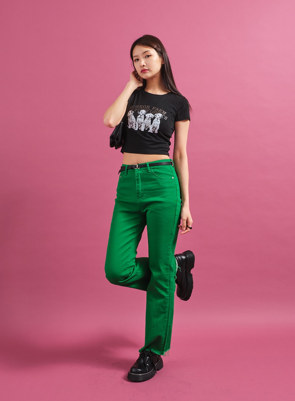 Dalmation Crop T-Shirt CY17