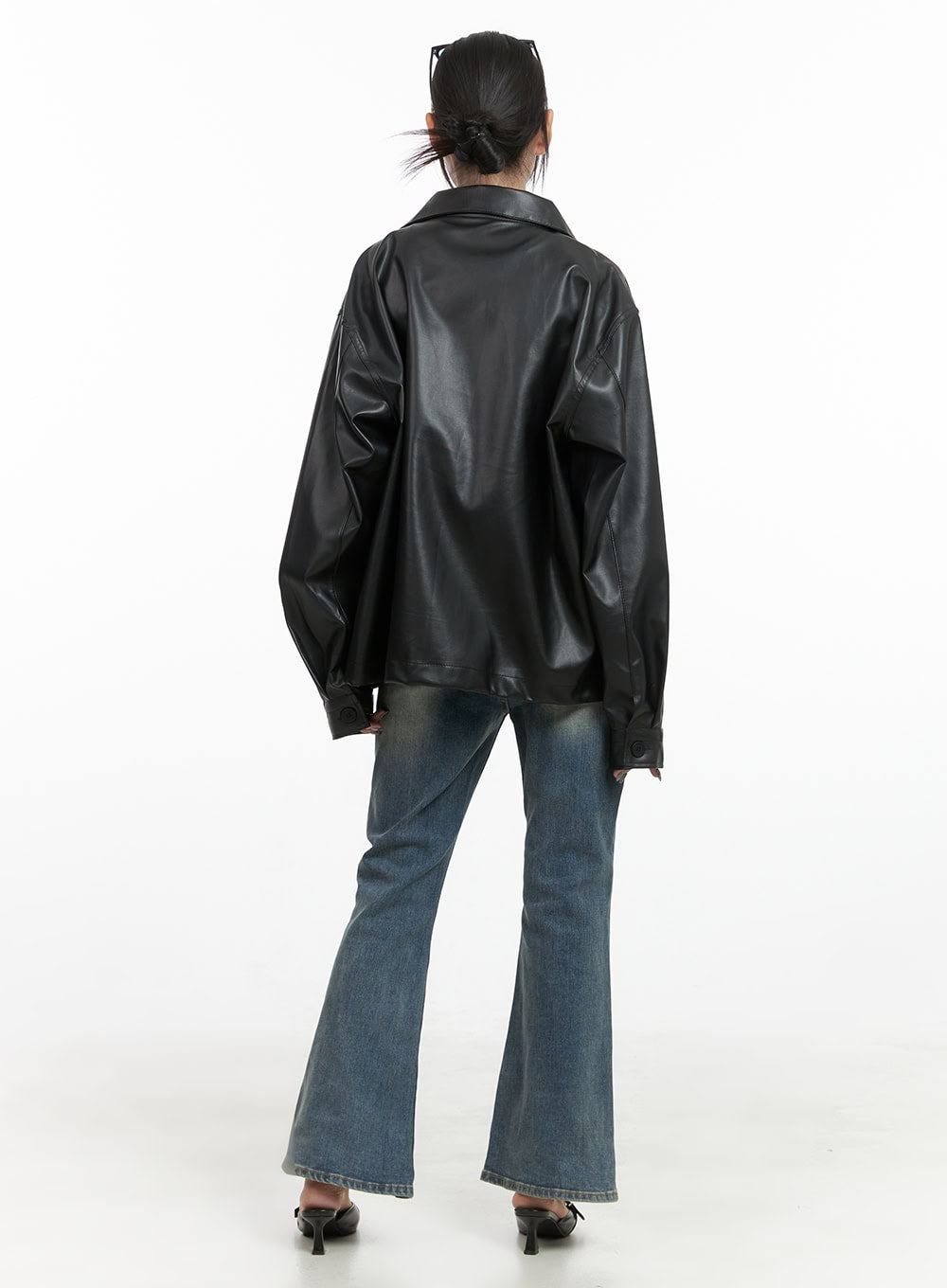 Skye Washed Long Bootcut Jeans OO401