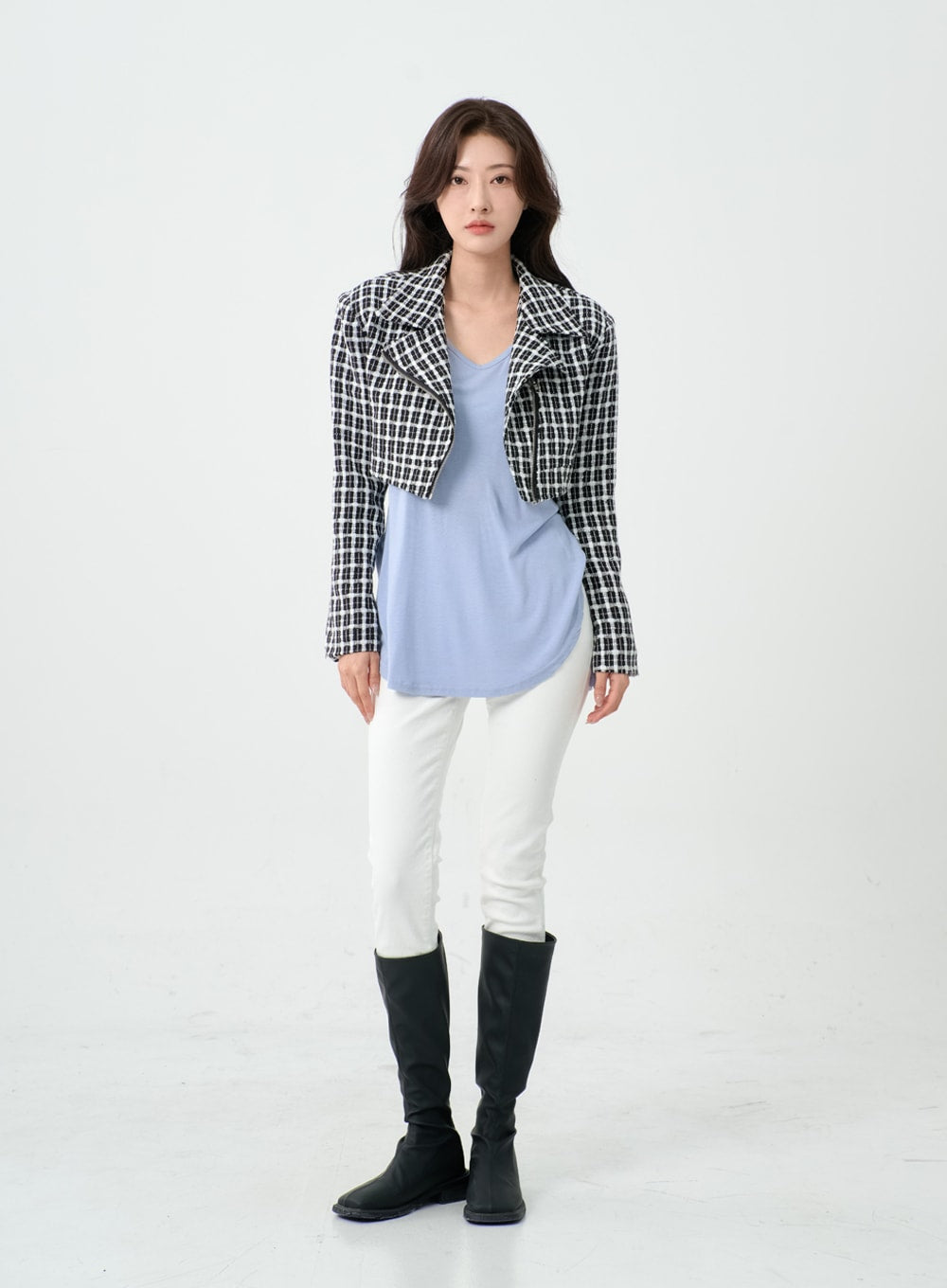 V-Neck Long T-Shirt IO14