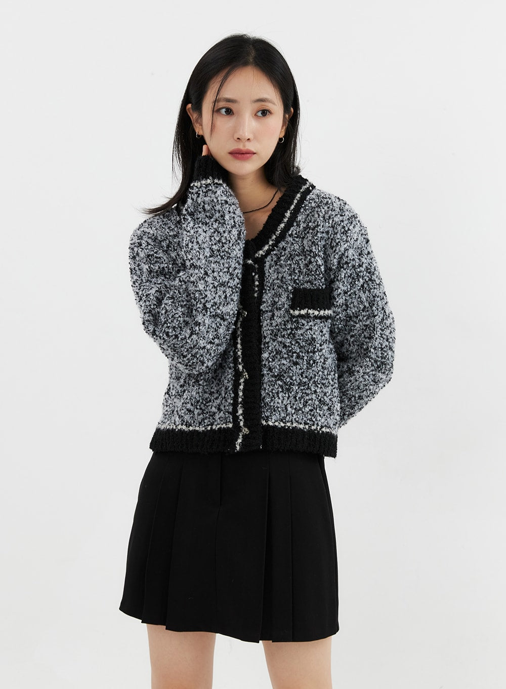 Wool Blend Mini Skirt OO305