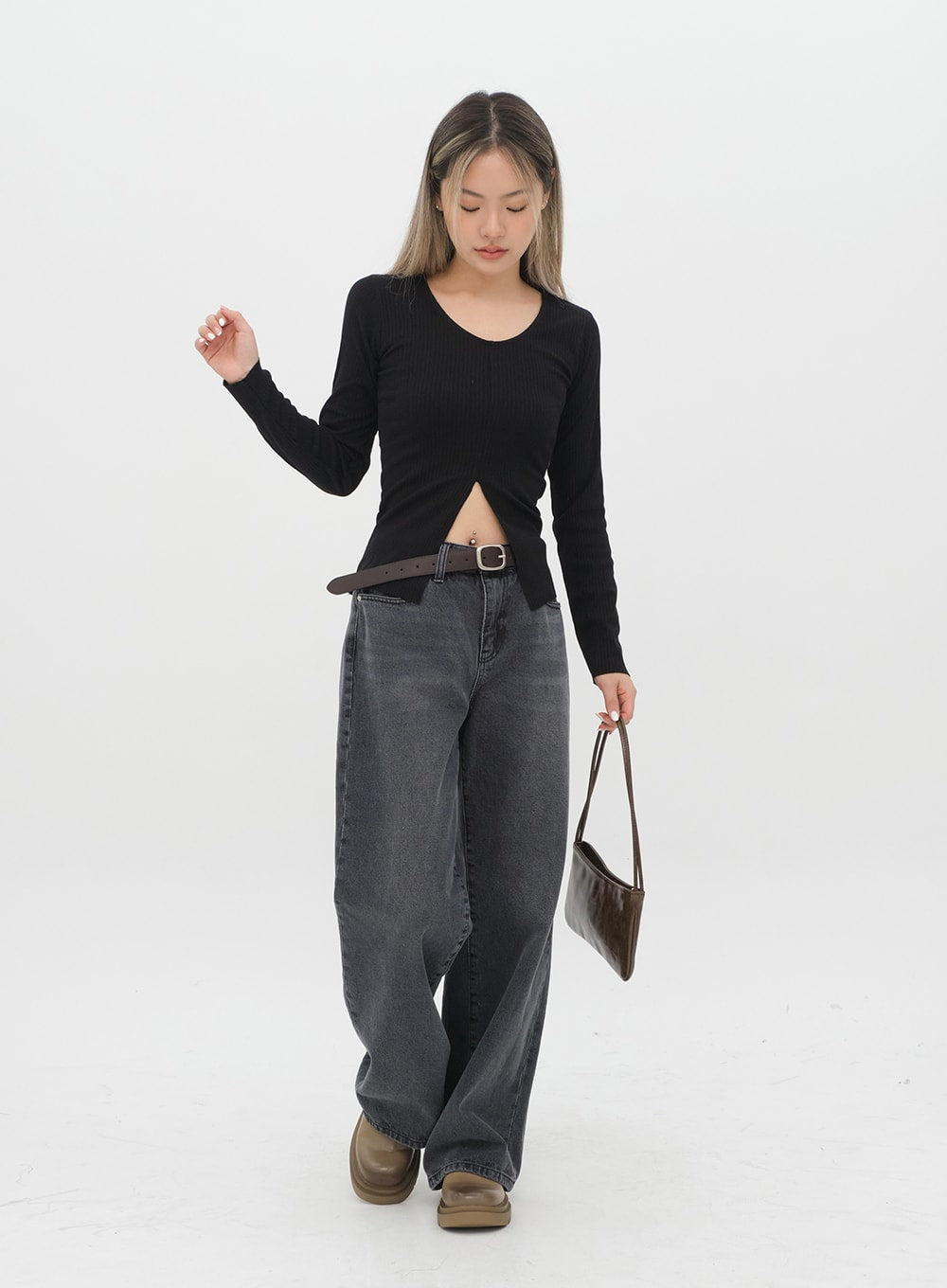 Wide Leg Jeans C2001