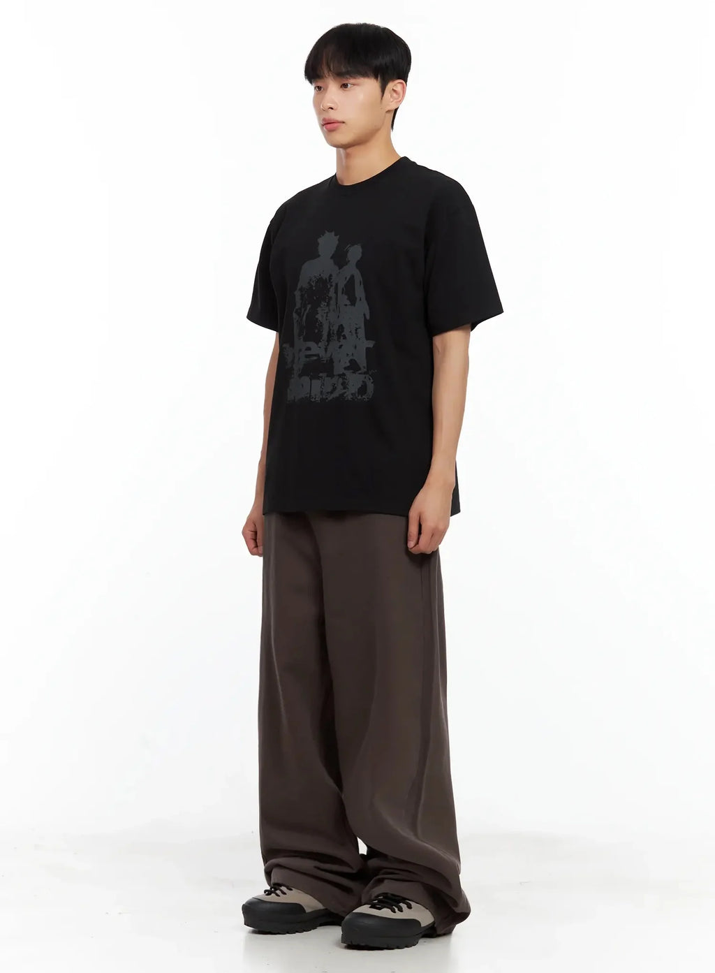 Men's Baggy Wide-Fit Pants IL516