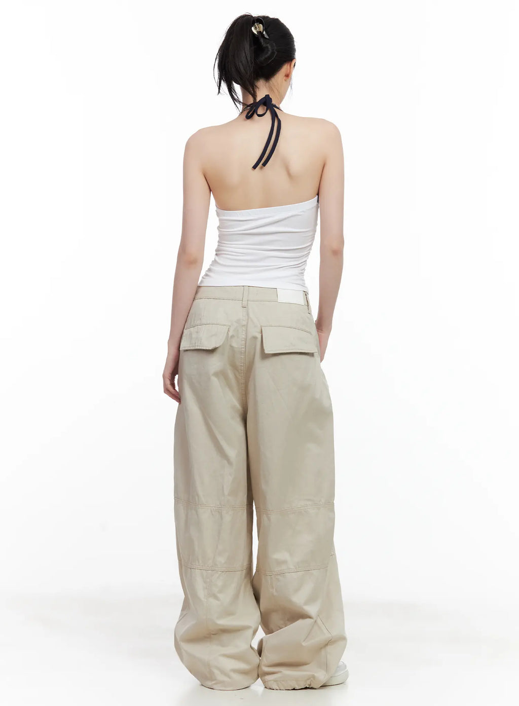 Contrast Graphic Halter Top CU530