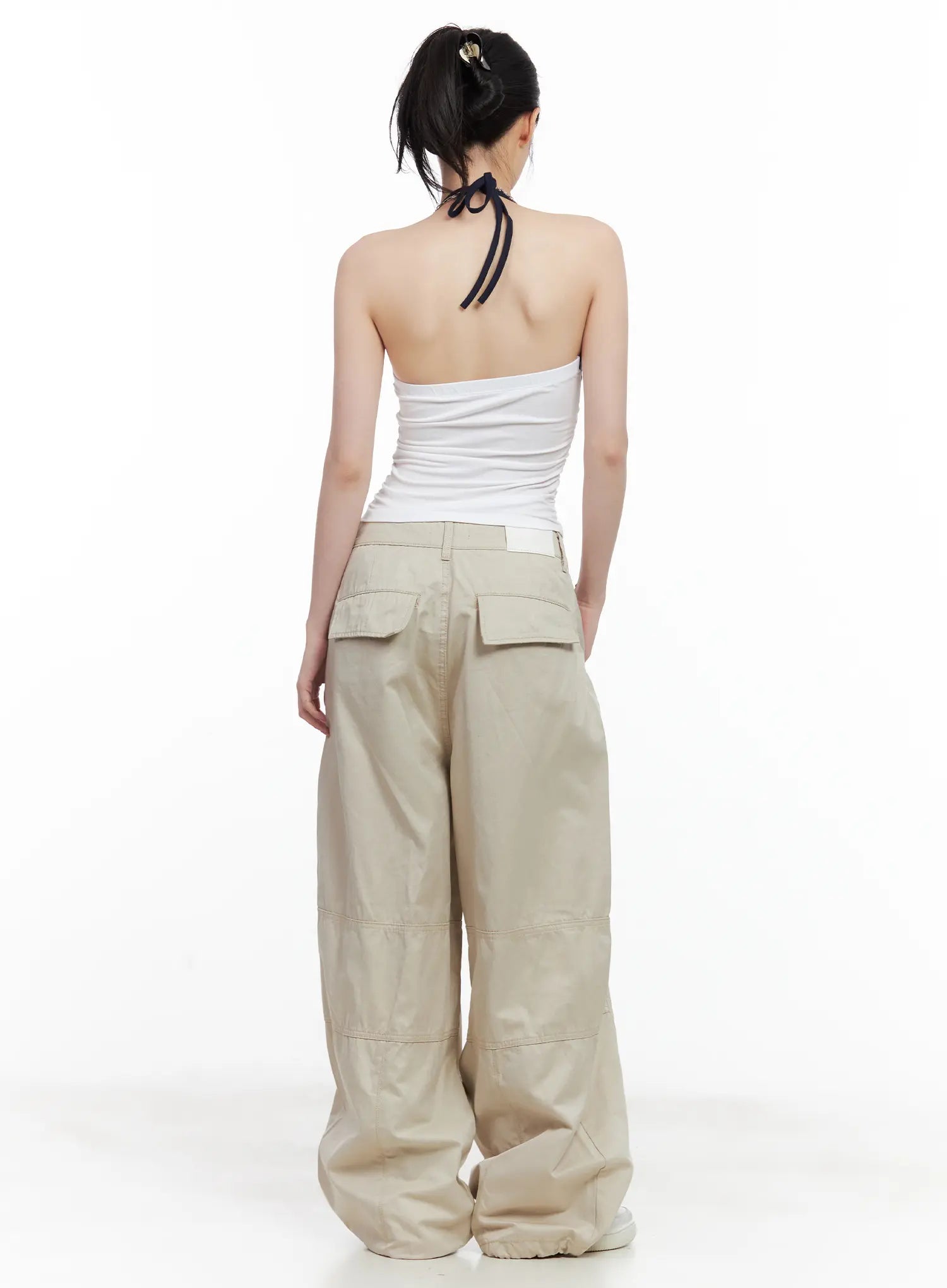 Contrast Graphic Halter Top CU530