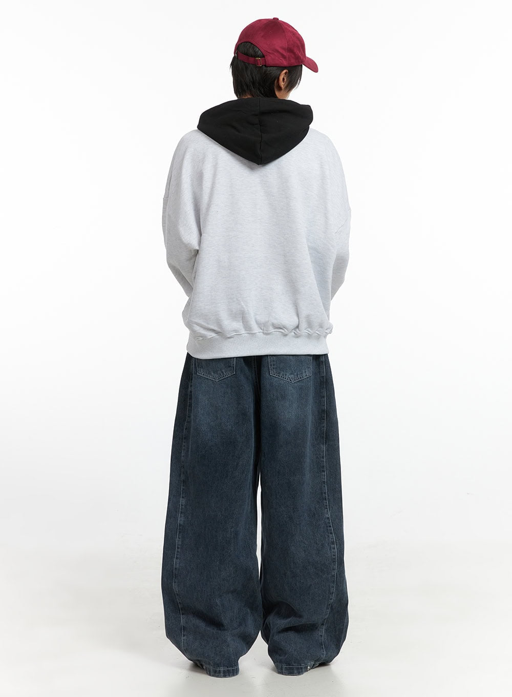 Men's Mixed Color Graphic Hoodie Sweatshirt IO402