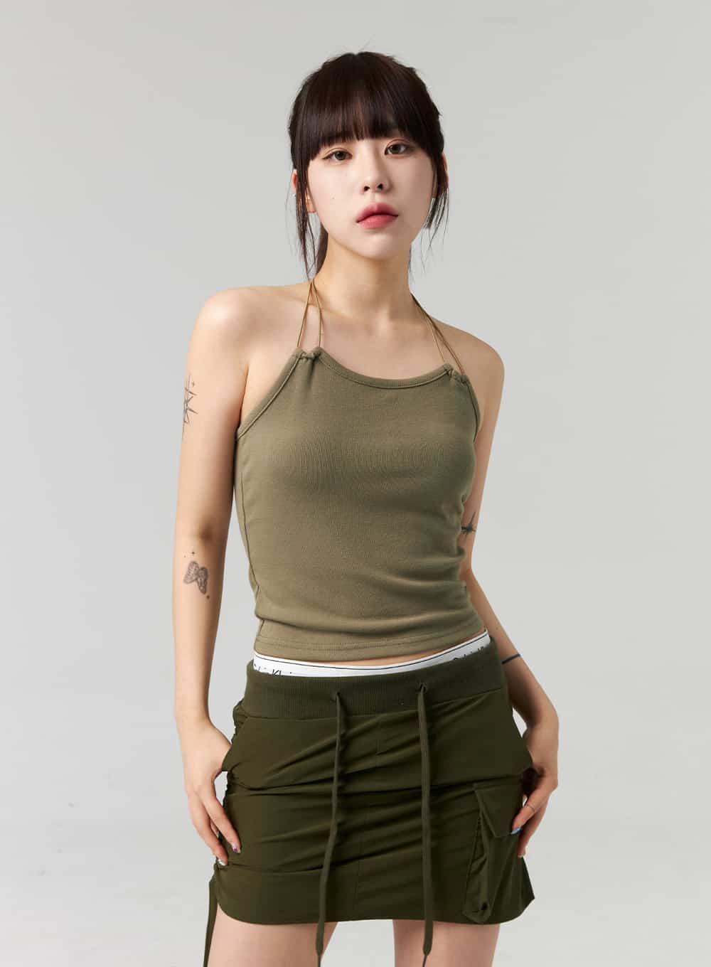 Halter Neck Basic Top CL324