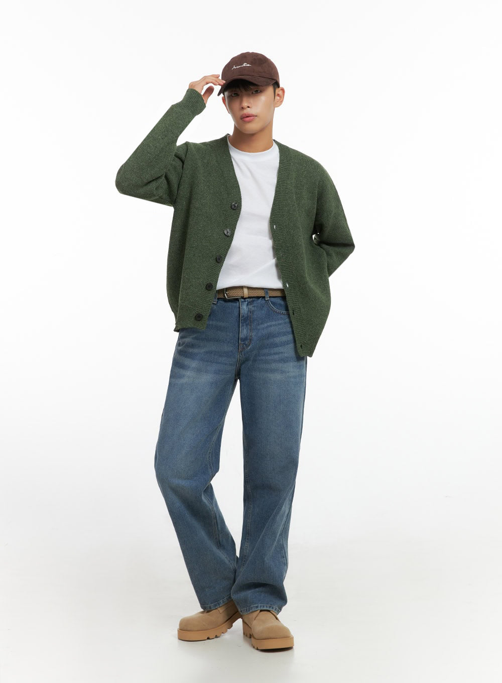 Men's Basic Long Sleeve T-Shirt IO420