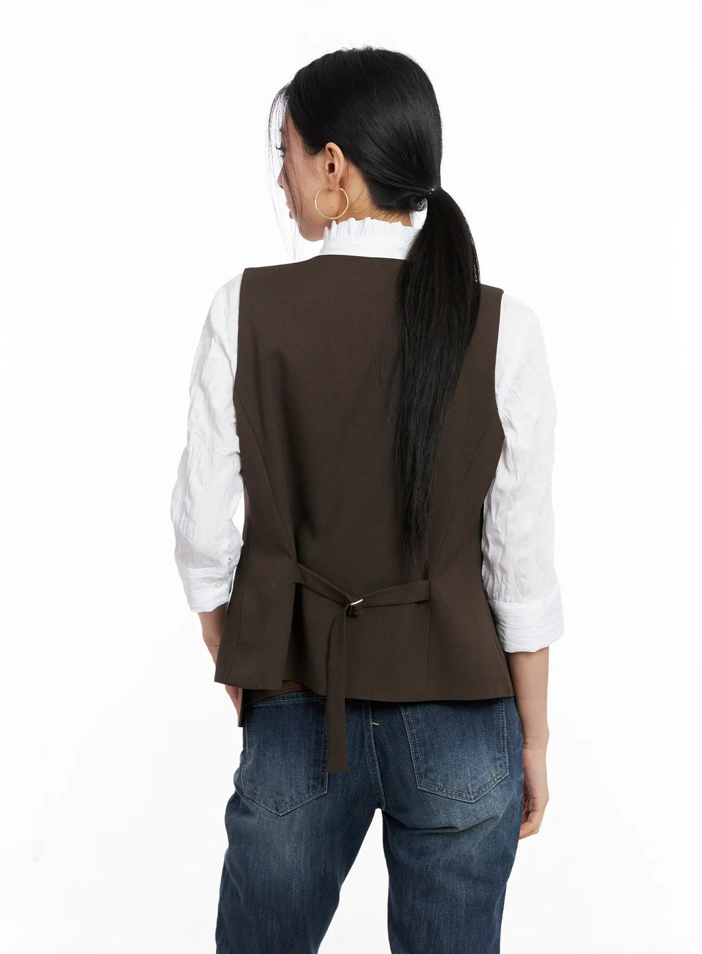 Classic Western Button Vest CC1109
