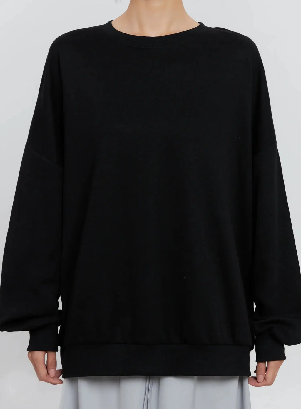 Classic Grey Crewneck Sweatshirt IS516