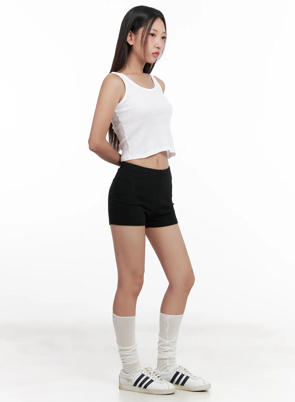 Ribbed Cotton Shorts CL521