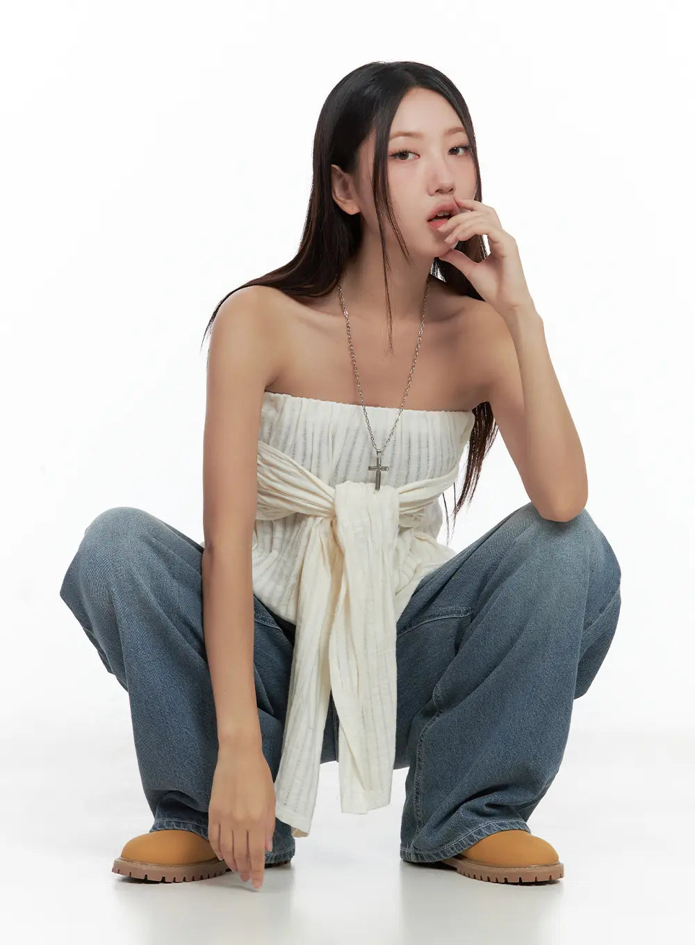 Convertible Bow-Tie Tube Top CL508