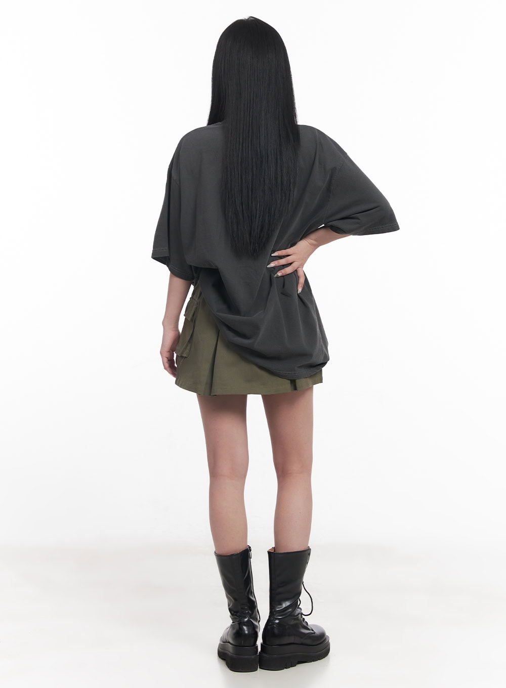 Graphic Oversize Cotton T-Shirt CY527