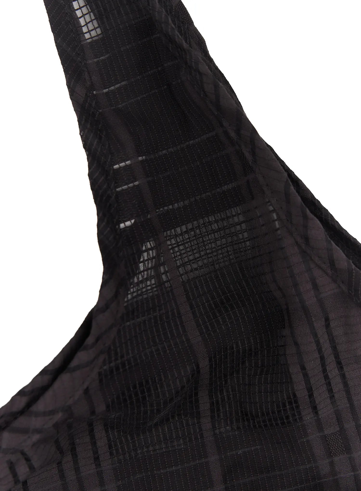 Black Mesh Plaid Shoulder Bag CL502