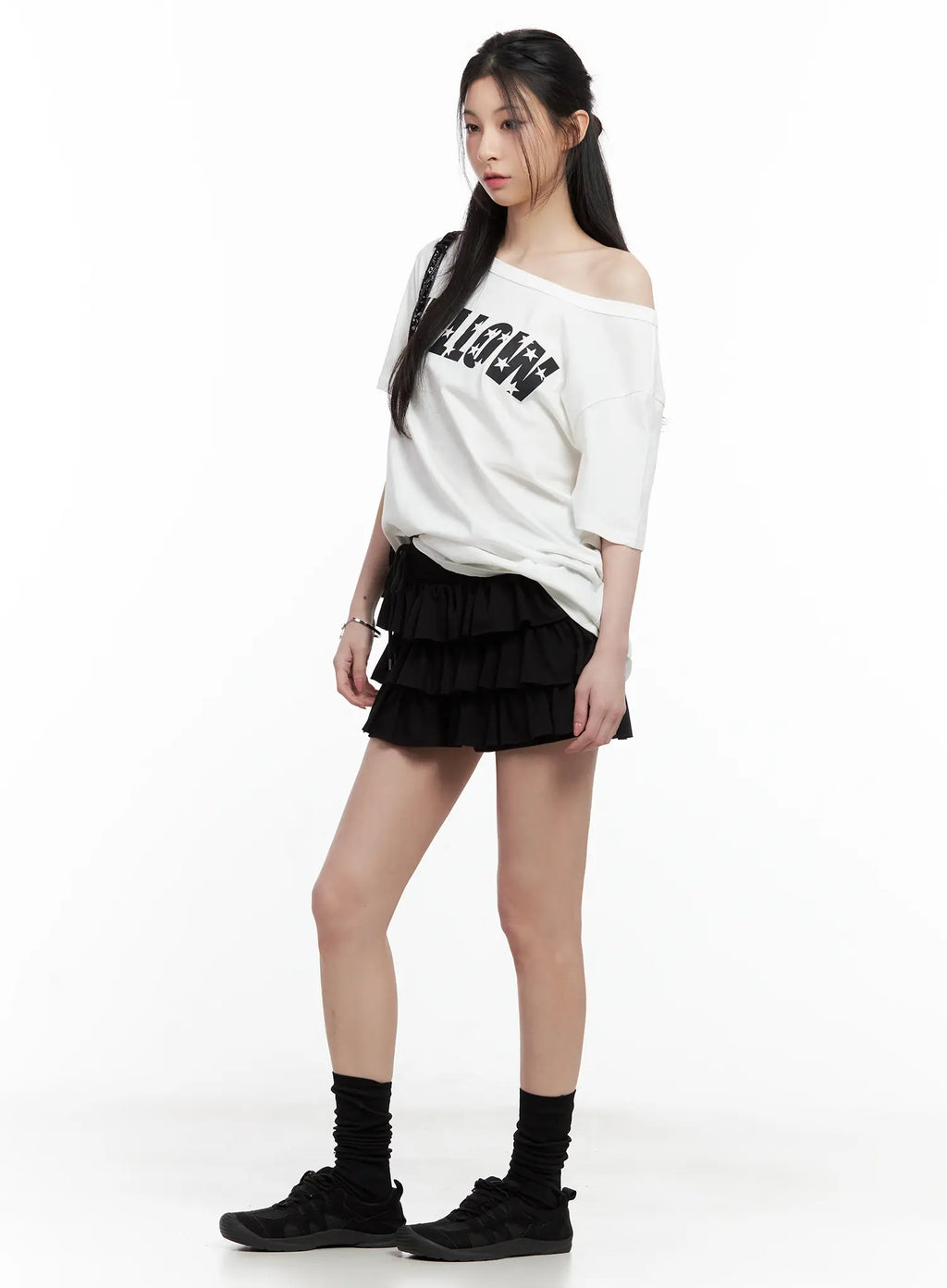 Ruffle Layered Mini Skirt CL501