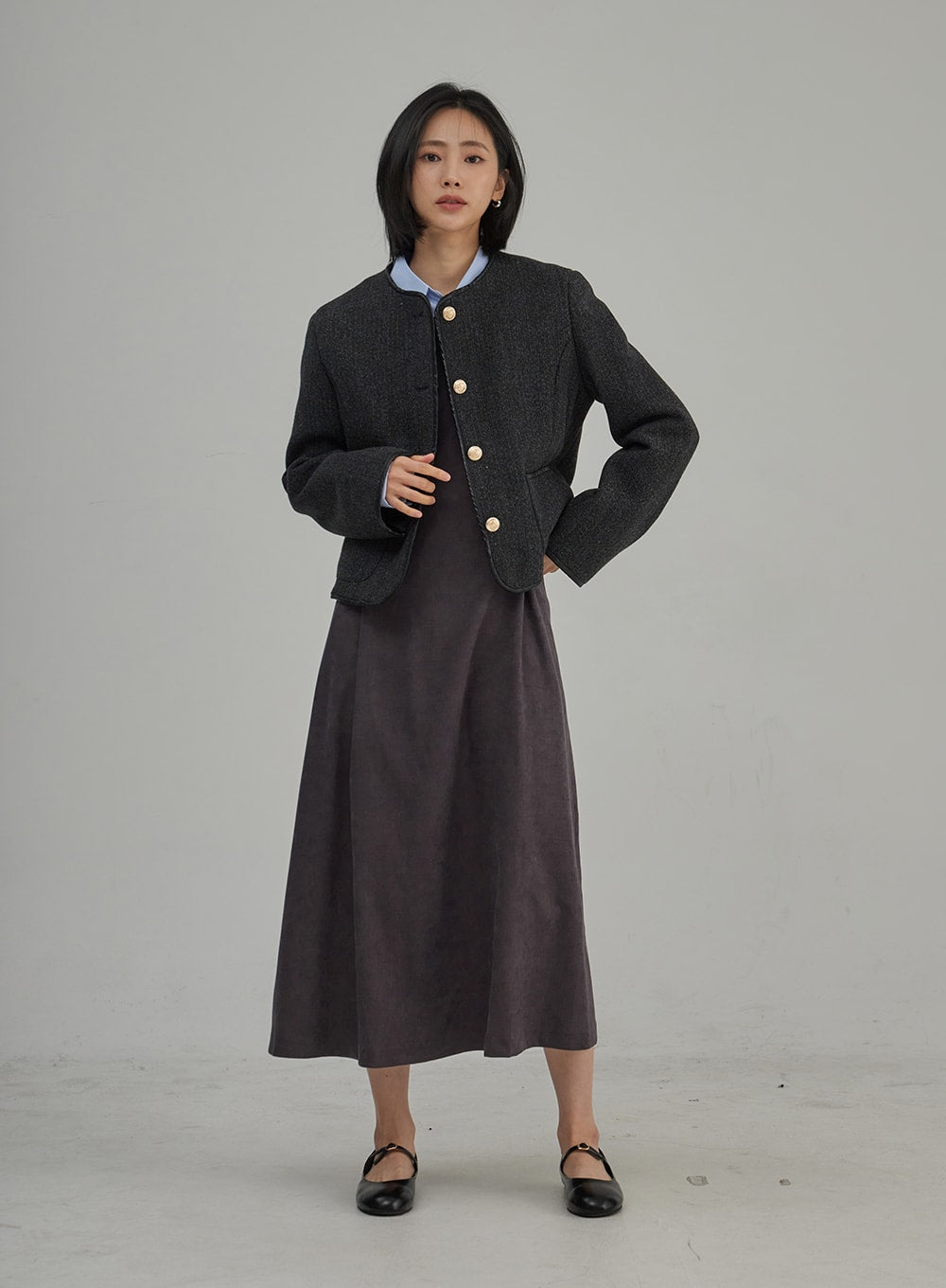 Light Color Button Shirt OJ305