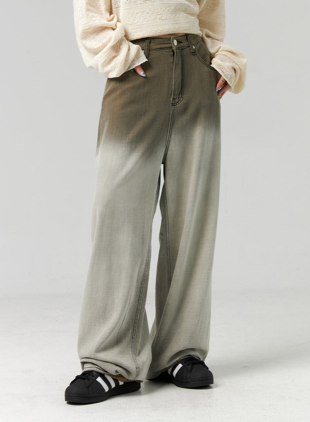 Gradient Baggy Pants CL320