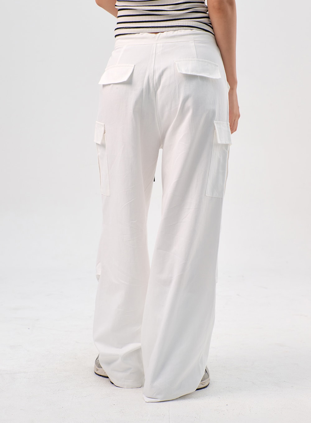 Drawstring Wide Pants IL310